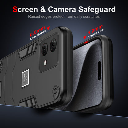Motorola Moto G84 Shockproof Case - Durable TPU+PC Material, Lightweight, Anti-Fall and Anti-Bump Design, Fashionable Phone Protection-buycases.co.uk