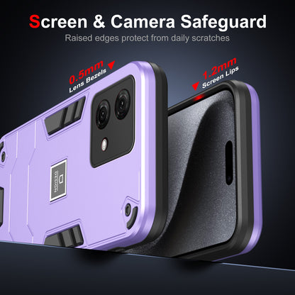 Motorola Moto G84 Shockproof Case - Durable TPU+PC Material, Lightweight, Anti-Fall and Anti-Bump Design, Fashionable Phone Protection-buycases.co.uk