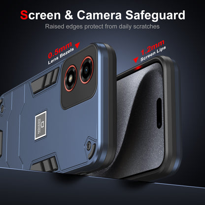 Motorola Moto G04 Shockproof Case - Durable TPU+PC Material, Lightweight, Anti-Fall and Anti-Bump Design, Fashionable Phone Protection-buycases.co.uk