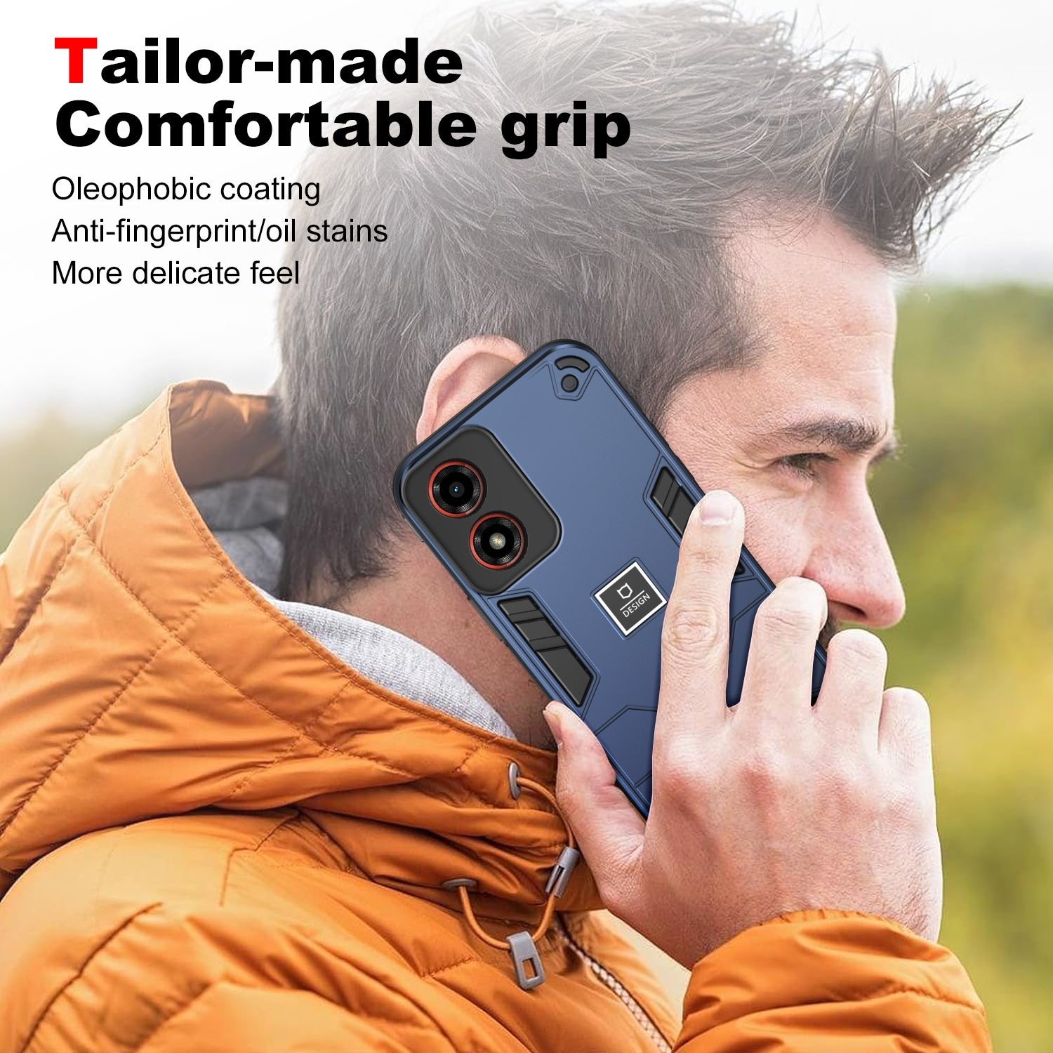 Motorola Moto G04 Shockproof Case - Durable TPU+PC Material, Lightweight, Anti-Fall and Anti-Bump Design, Fashionable Phone Protection-buycases.co.uk