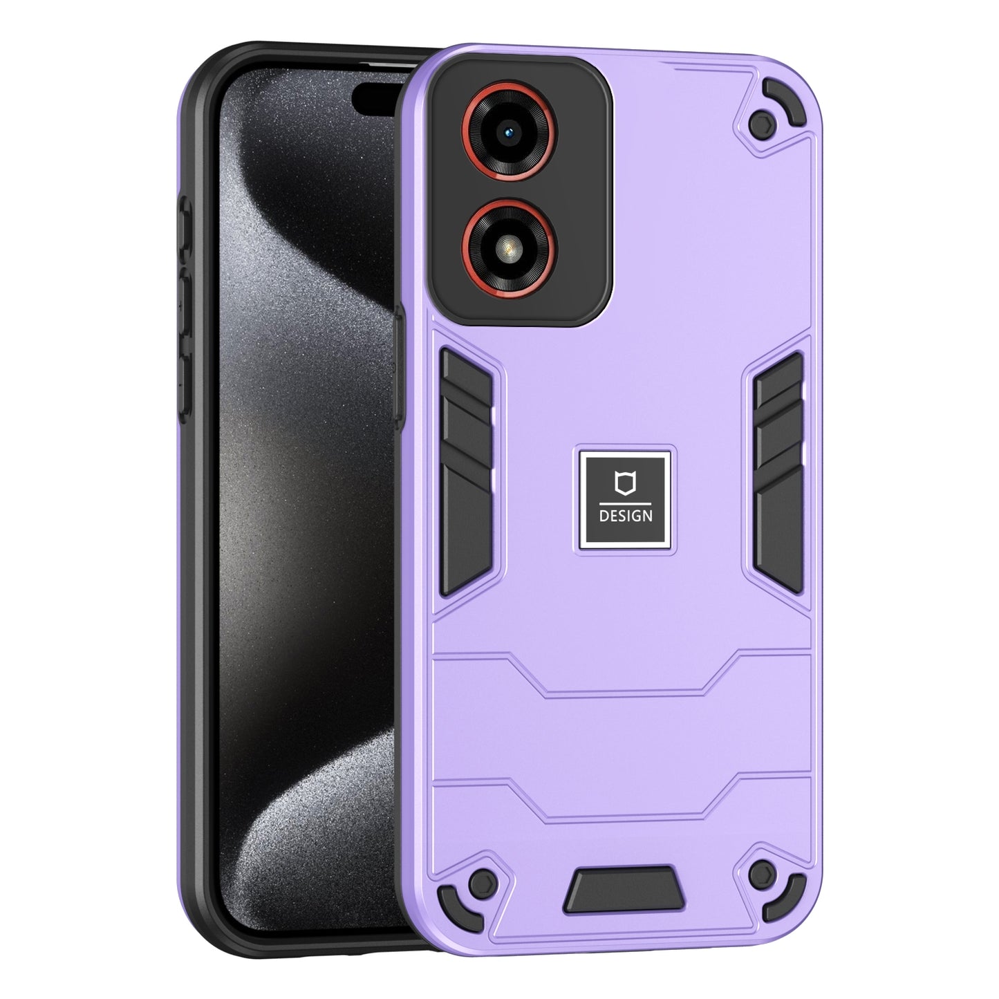 Motorola Moto G04 Shockproof Case - Durable TPU+PC Material, Lightweight, Anti-Fall and Anti-Bump Design, Fashionable Phone Protection-buycases.co.uk