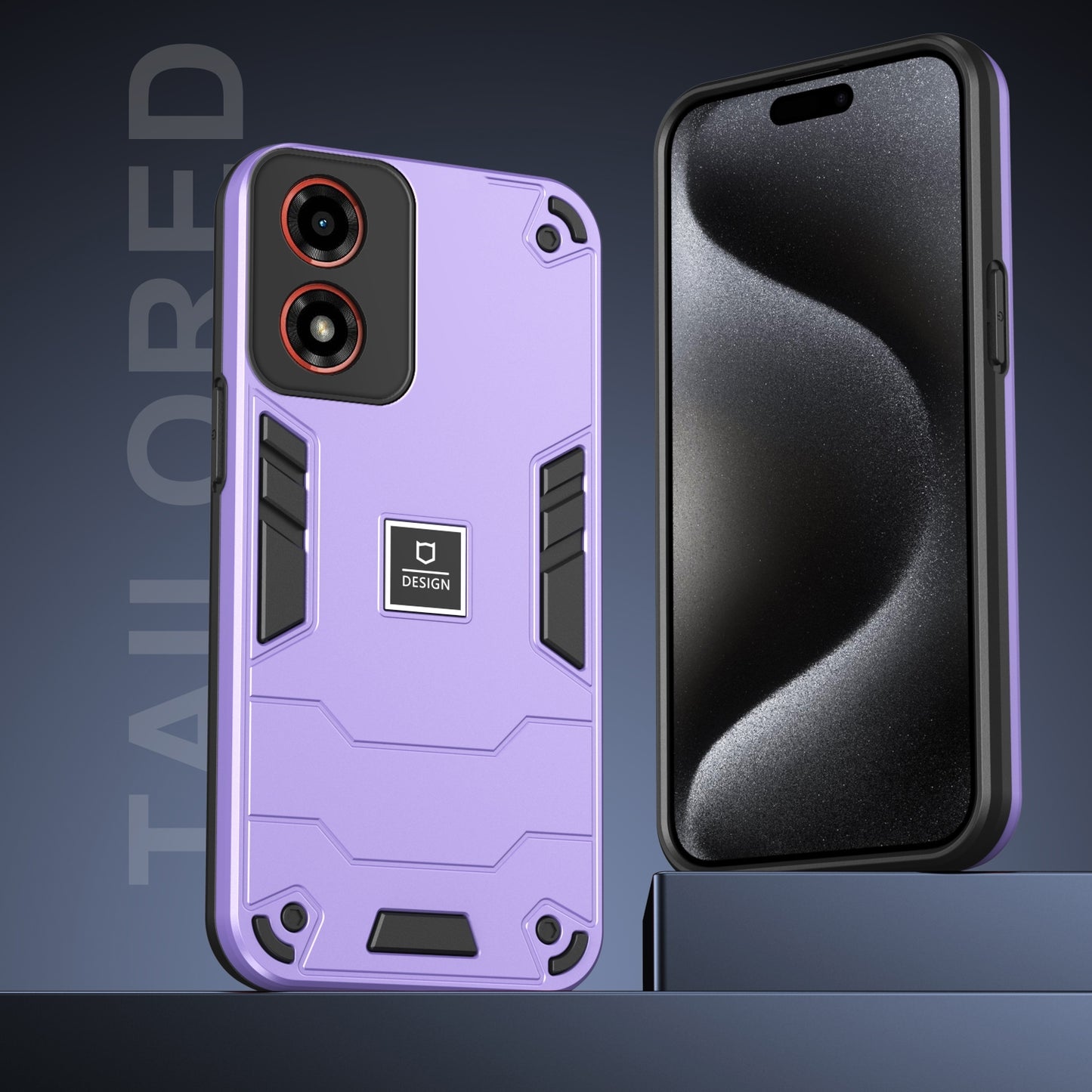 Motorola Moto G04 Shockproof Case - Durable TPU+PC Material, Lightweight, Anti-Fall and Anti-Bump Design, Fashionable Phone Protection-buycases.co.uk