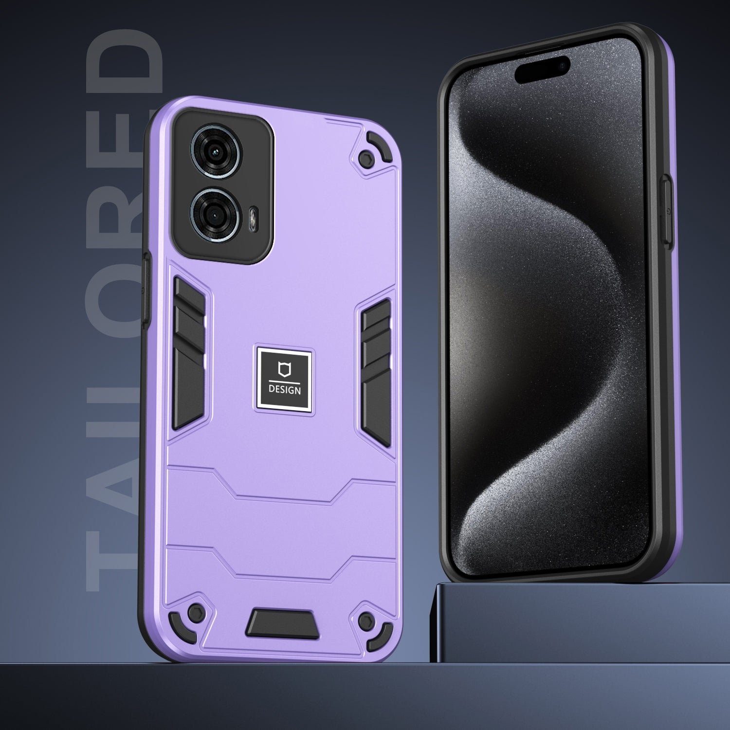 Motorola Moto G24 Power Shockproof Case - Durable TPU+PC Material, Lightweight, Anti-Fall and Anti-Bump Design, Fashionable Phone Protection-buycases.co.uk