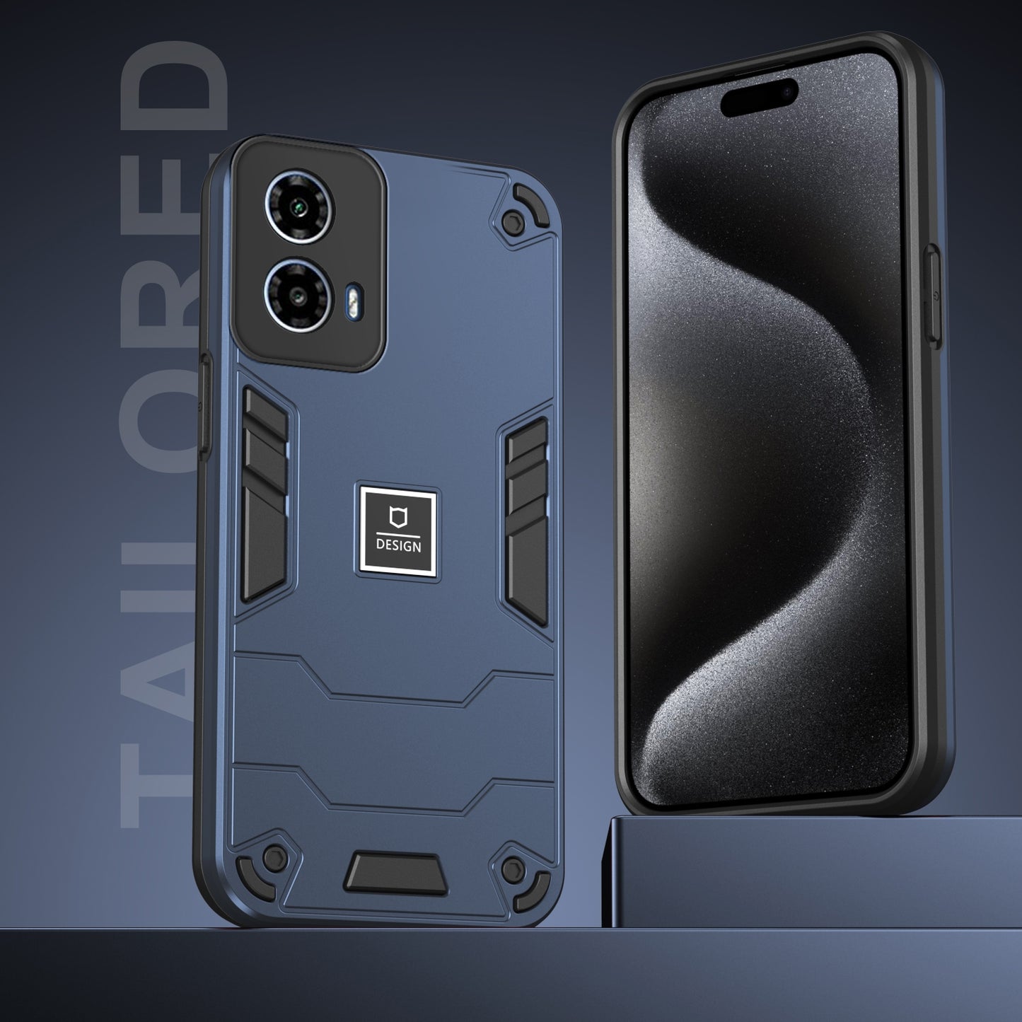 Motorola Moto G34 Shockproof Case - Durable TPU+PC Material, Lightweight, Anti-Fall and Anti-Bump Design, Fashionable Phone Protection-buycases.co.uk