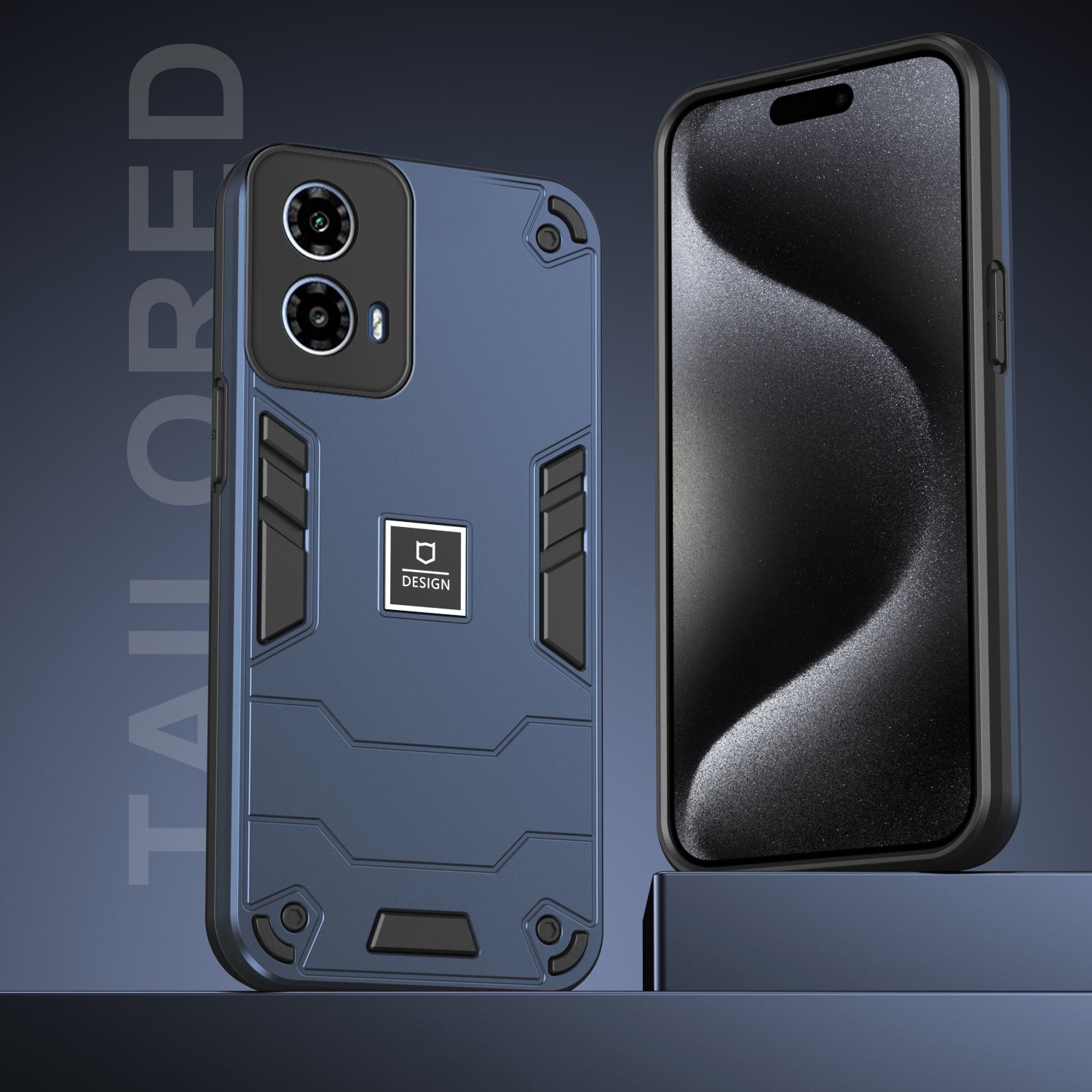 Motorola Moto G34 Shockproof Case - Durable TPU+PC Material, Lightweight, Anti-Fall and Anti-Bump Design, Fashionable Phone Protection-buycases.co.uk