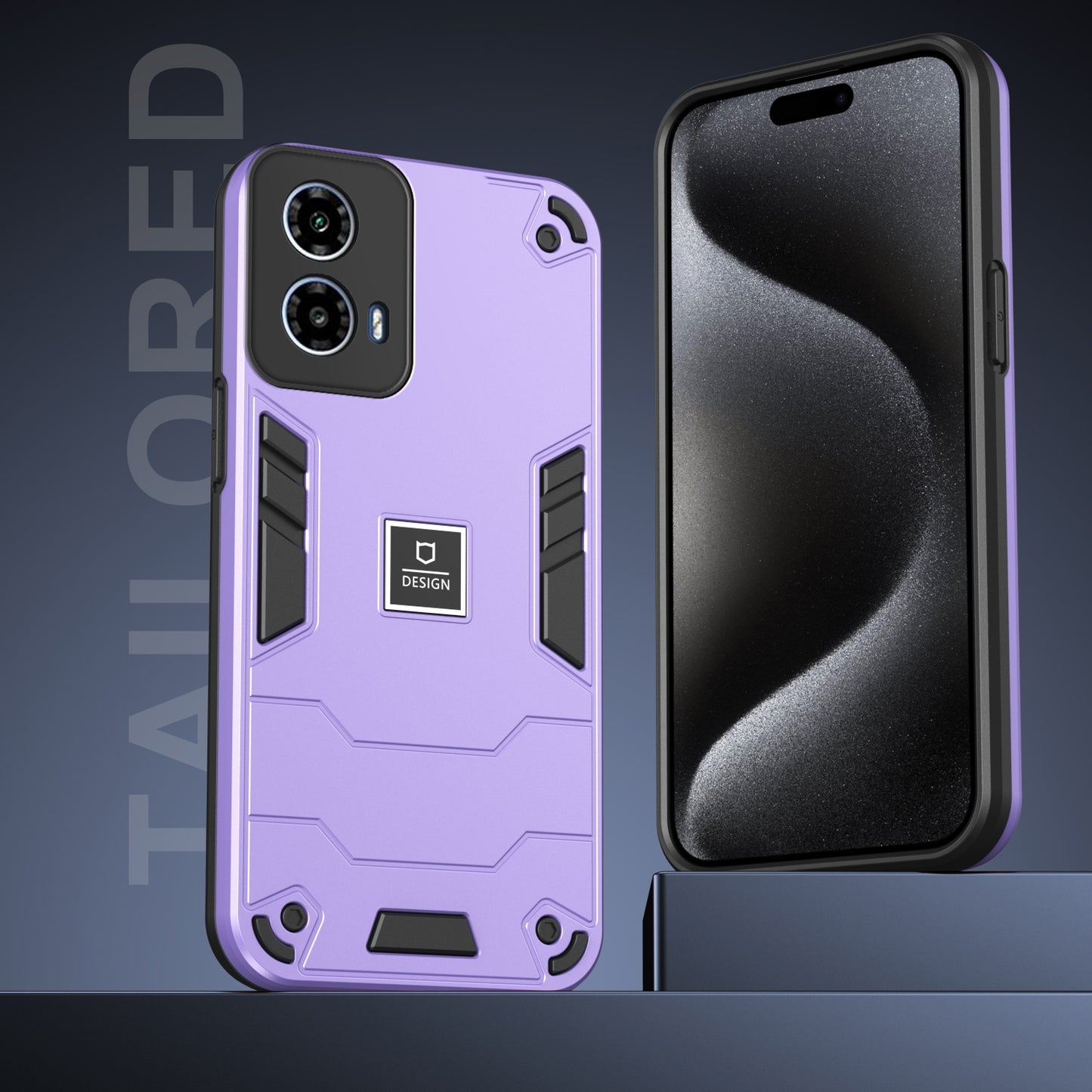Motorola Moto G34 Shockproof Case - Durable TPU+PC Material, Lightweight, Anti-Fall and Anti-Bump Design, Fashionable Phone Protection-buycases.co.uk