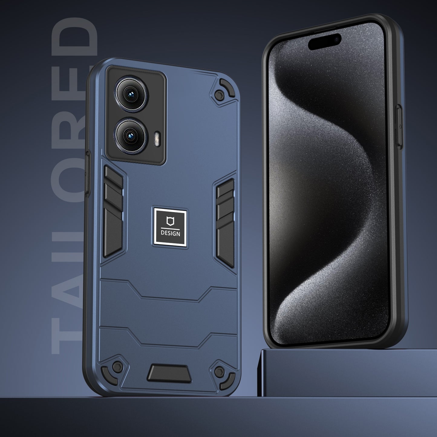 Motorola Edge 5G 2024 Shockproof Case - Durable TPU+PC Material, Lightweight, Anti-Fall and Anti-Bump Design, Fashionable Phone Protection-buycases.co.uk