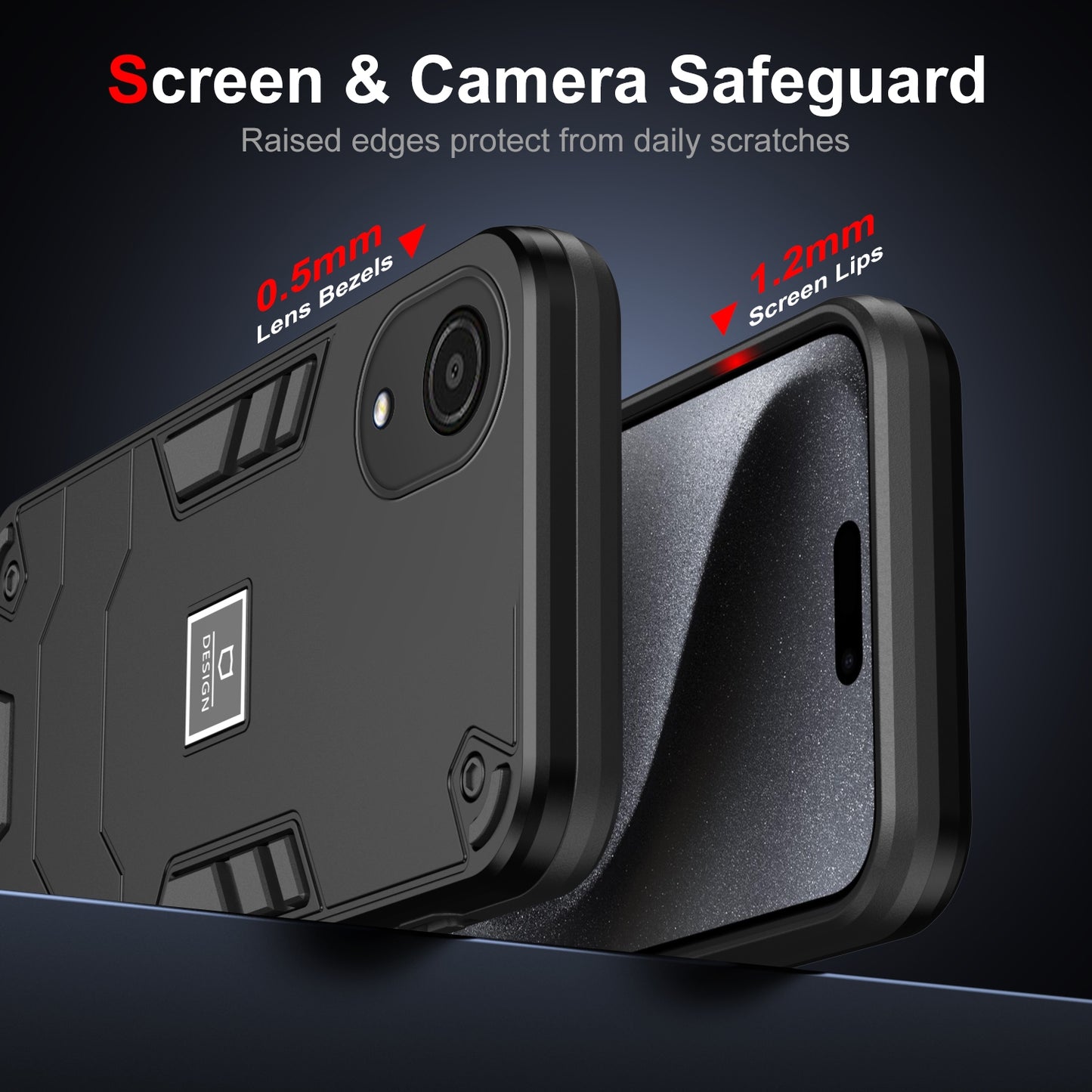 Samsung Galaxy A03 Core Shockproof Case - Durable TPU+PC Material, Lightweight, Anti-Fall and Anti-Bump Design, Fashionable Phone Protection-buycases.co.uk