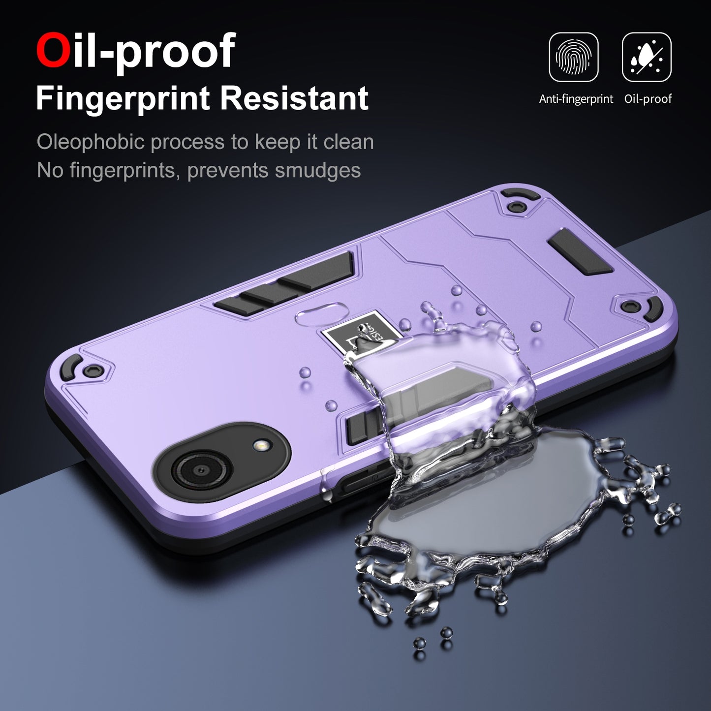 Samsung Galaxy A03 Core Shockproof Case - Durable TPU+PC Material, Lightweight, Anti-Fall and Anti-Bump Design, Fashionable Phone Protection-buycases.co.uk