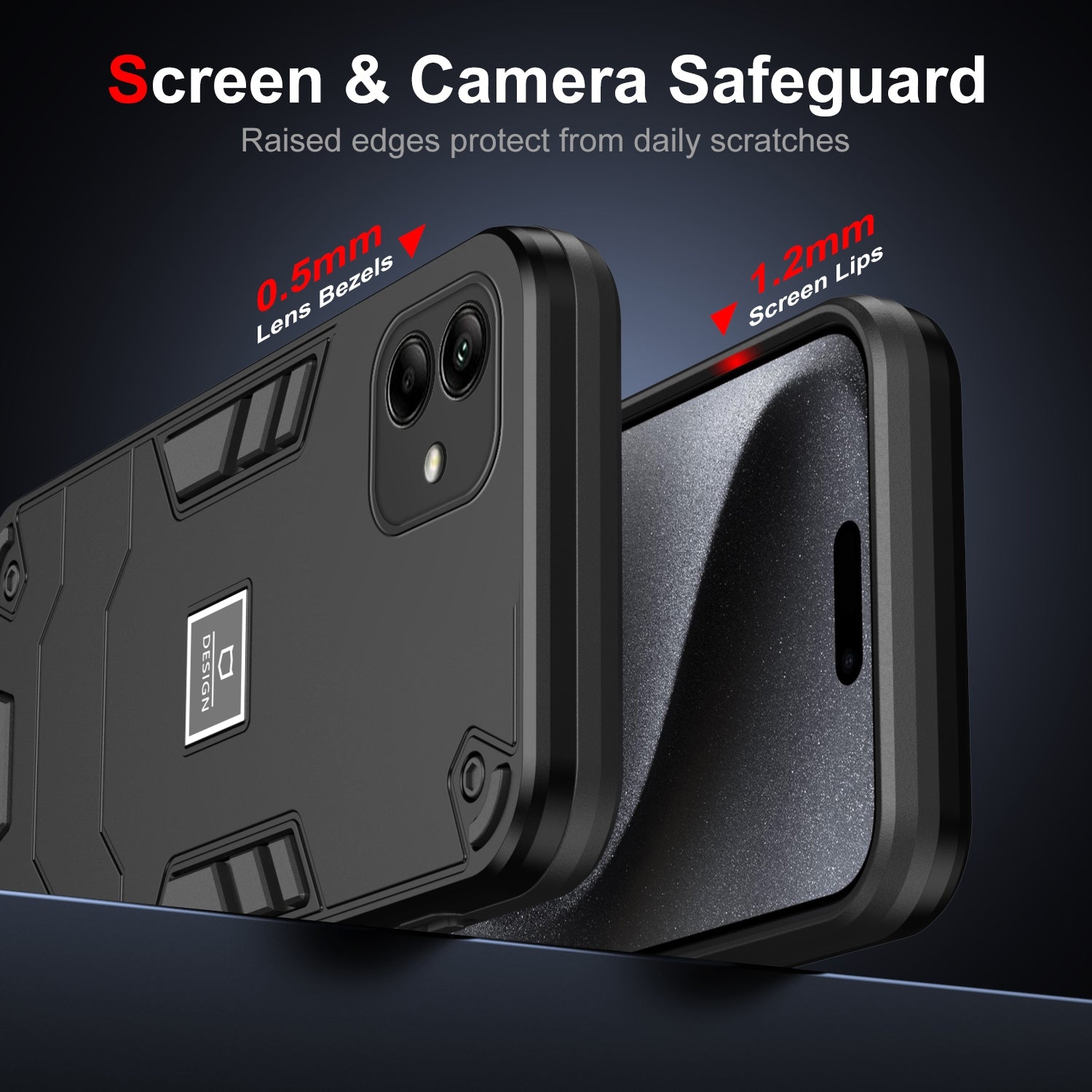 Samsung Galaxy A04 Shockproof Case - Durable TPU+PC Material, Lightweight, Anti-Fall and Anti-Bump Design, Fashionable Phone Protection-buycases.co.uk