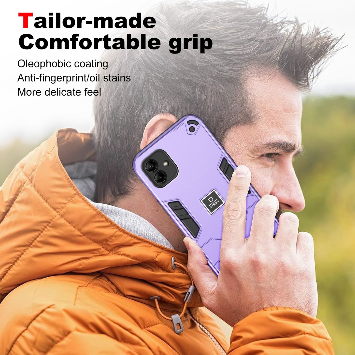 Samsung Galaxy A04 Shockproof Case - Durable TPU+PC Material, Lightweight, Anti-Fall and Anti-Bump Design, Fashionable Phone Protection-buycases.co.uk