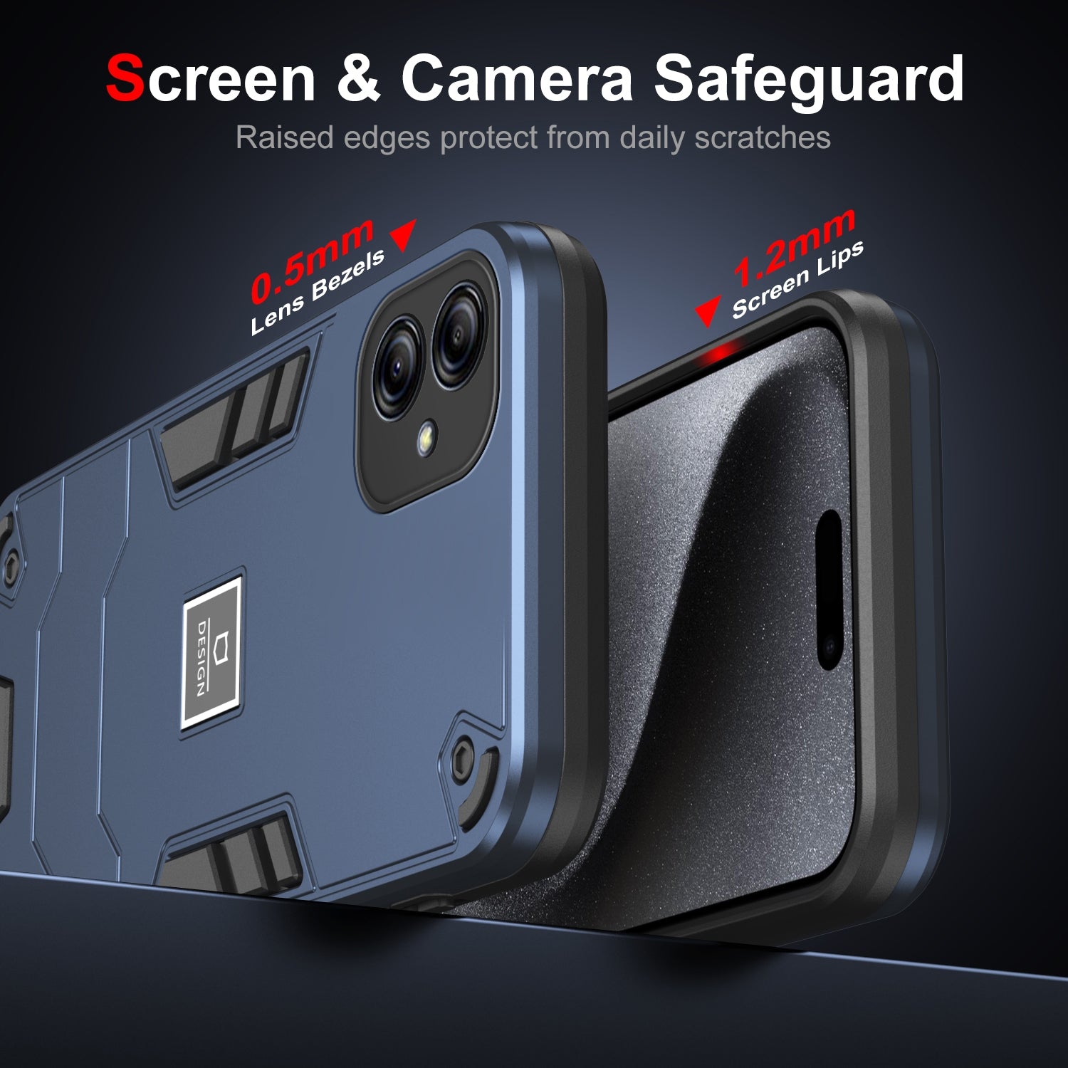 Samsung Galaxy A04e Shockproof Case - Durable TPU+PC Material, Lightweight, Anti-Fall and Anti-Bump Design, Fashionable Phone Protection-buycases.co.uk