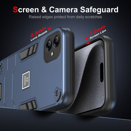 Samsung Galaxy A04e Shockproof Case - Durable TPU+PC Material, Lightweight, Anti-Fall and Anti-Bump Design, Fashionable Phone Protection-buycases.co.uk