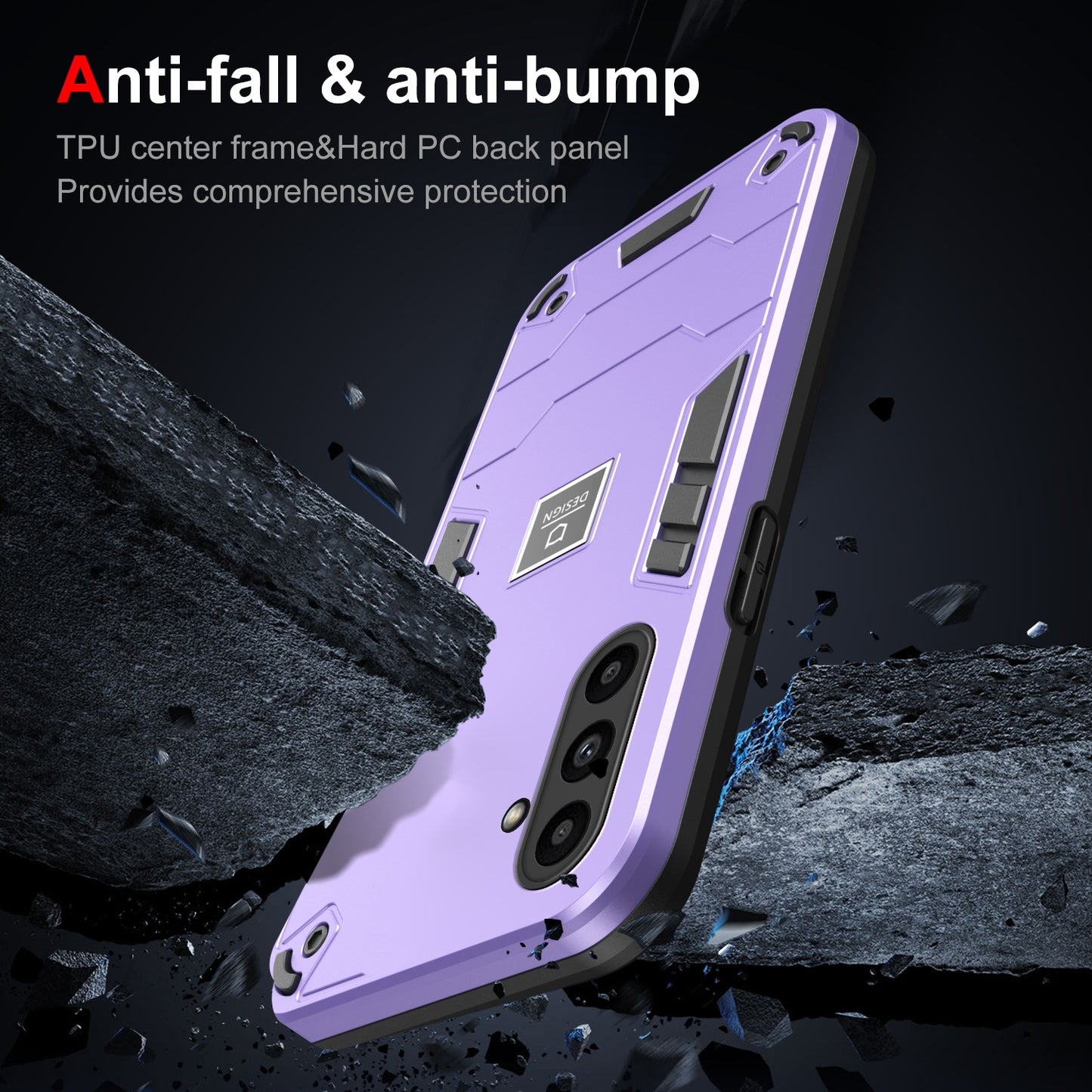 Samsung Galaxy A14 Shockproof Case - Durable TPU+PC Material, Lightweight, Anti-Fall and Anti-Bump Design, Fashionable Phone Protection-buycases.co.uk