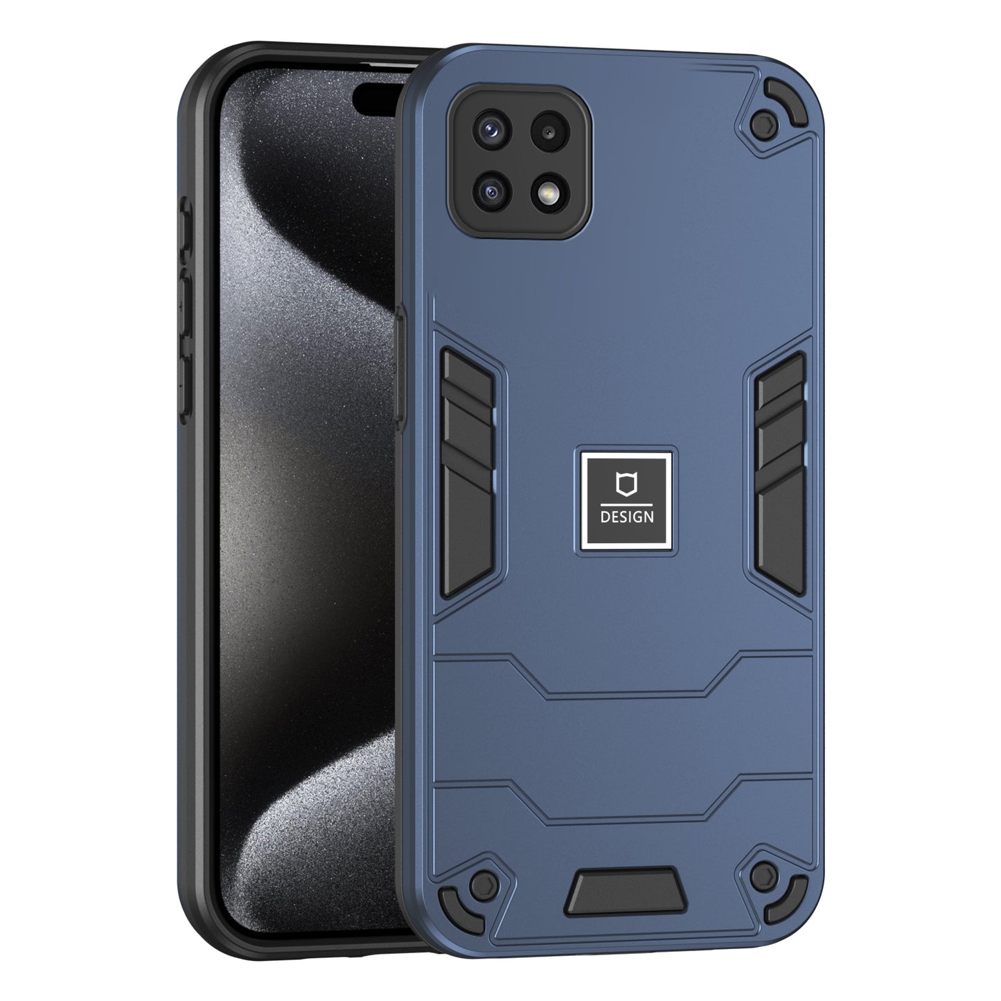 Samsung Galaxy A22 5G Shockproof Case - Durable TPU+PC Material, Lightweight, Anti-Fall and Anti-Bump Design, Fashionable Phone Protection-buycases.co.uk