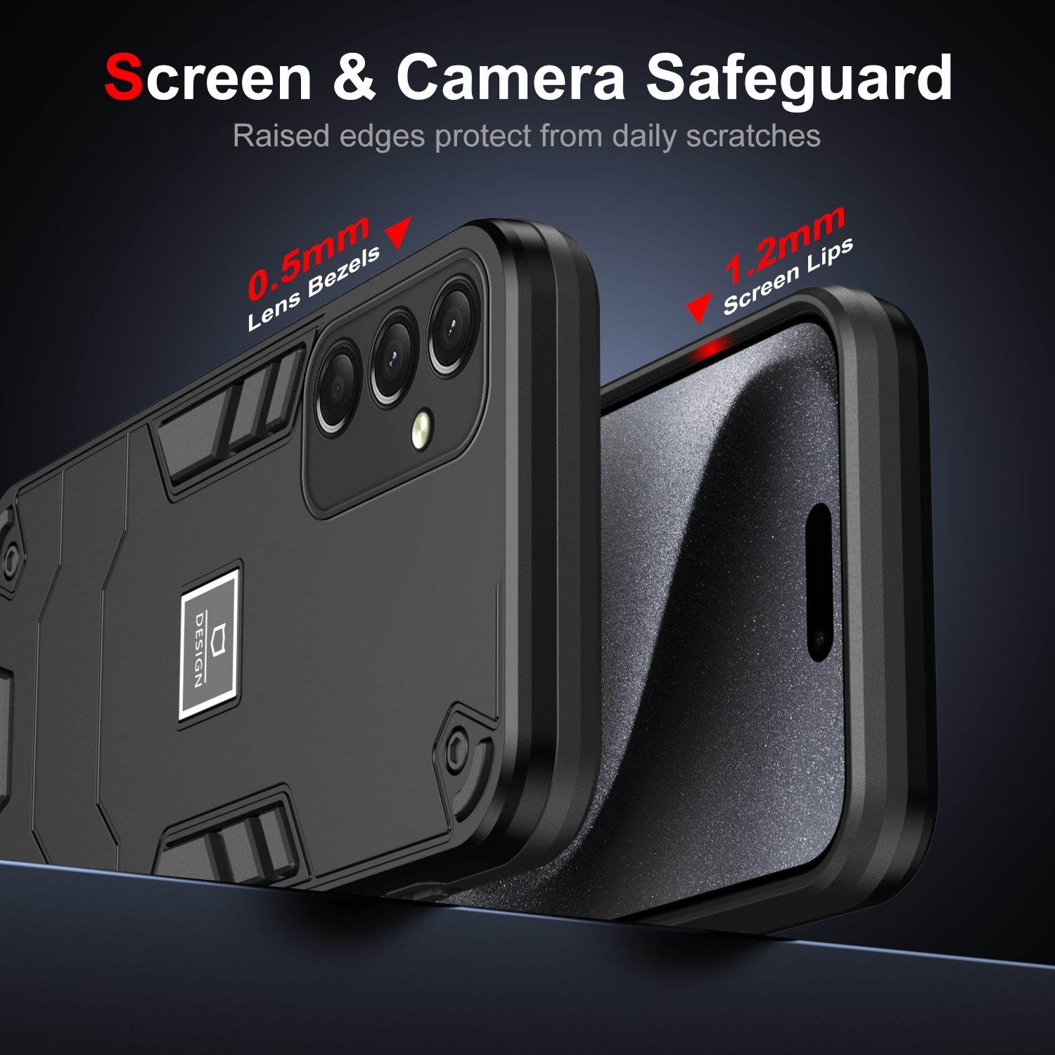 Samsung Galaxy A24 4G Shockproof Case - Durable TPU+PC Material, Lightweight, Anti-Fall and Anti-Bump Design, Fashionable Phone Protection-buycases.co.uk