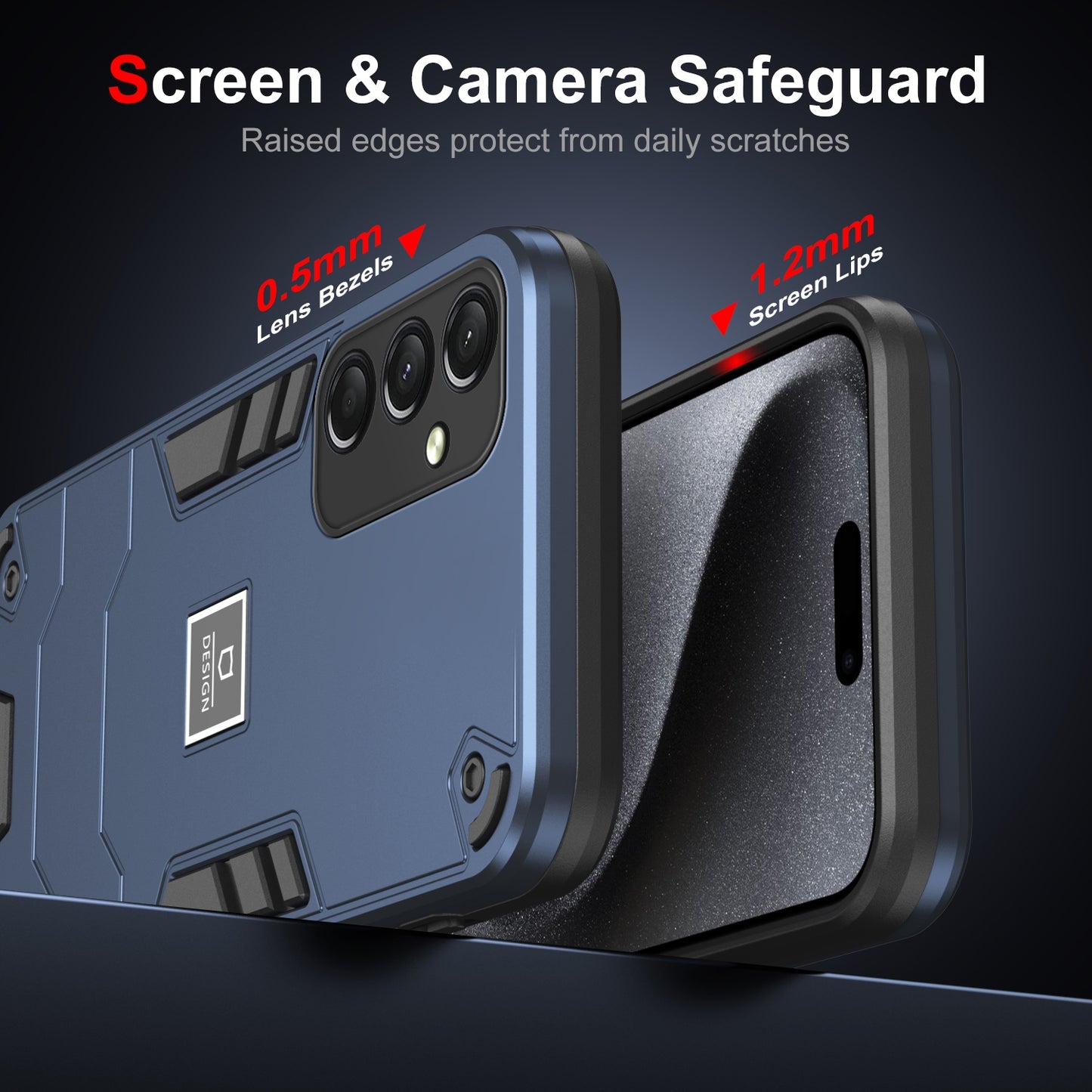 Samsung Galaxy A24 4G Shockproof Case - Durable TPU+PC Material, Lightweight, Anti-Fall and Anti-Bump Design, Fashionable Phone Protection-buycases.co.uk