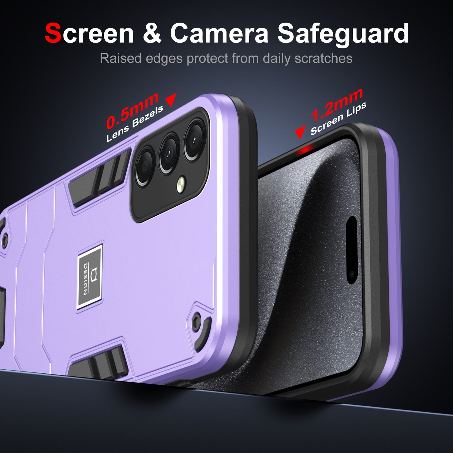 Samsung Galaxy A24 4G Shockproof Case - Durable TPU+PC Material, Lightweight, Anti-Fall and Anti-Bump Design, Fashionable Phone Protection-buycases.co.uk