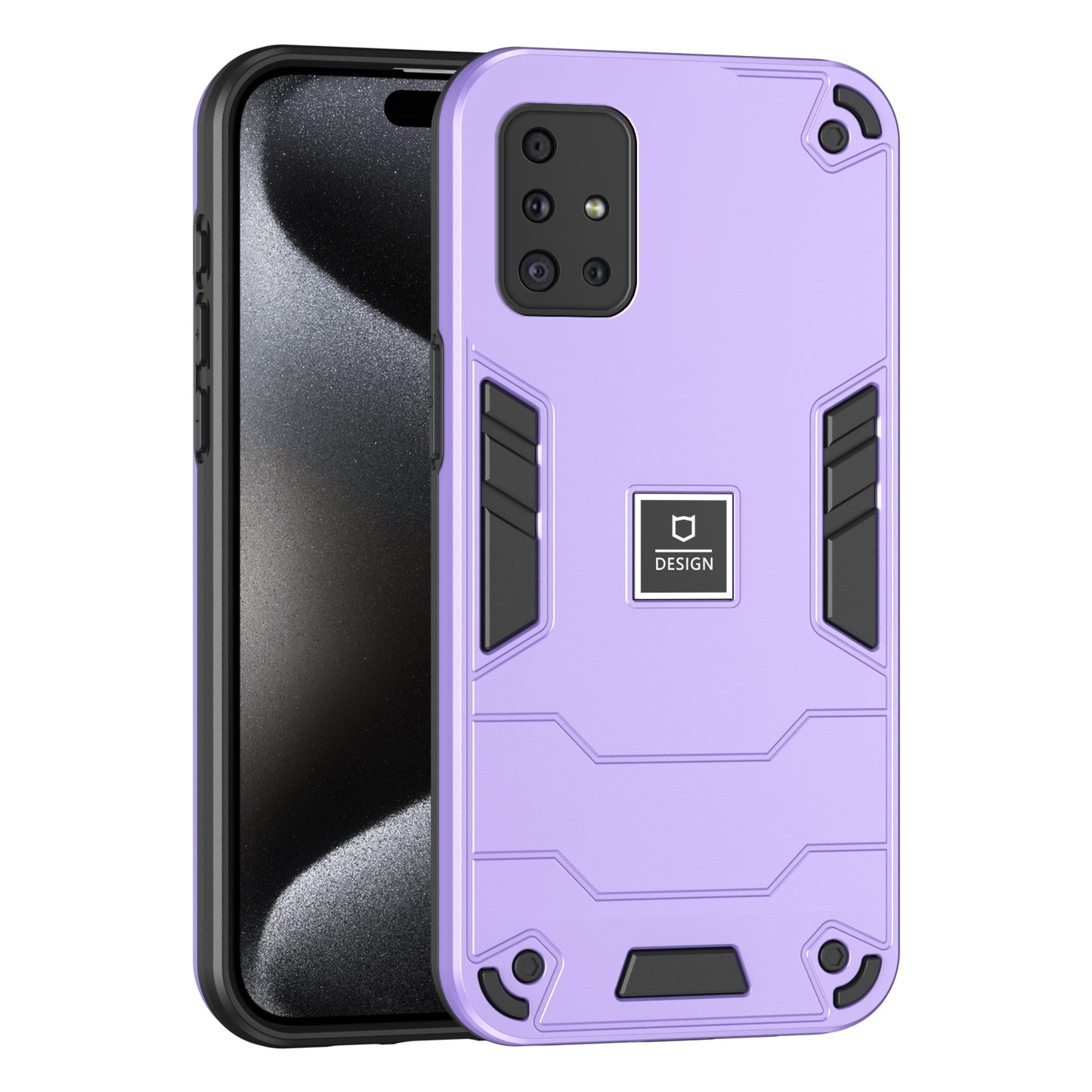Samsung Galaxy A51 4G Shockproof Case - Durable TPU+PC Material, Lightweight, Anti-Fall and Anti-Bump Design, Fashionable Phone Protection-buycases.co.uk