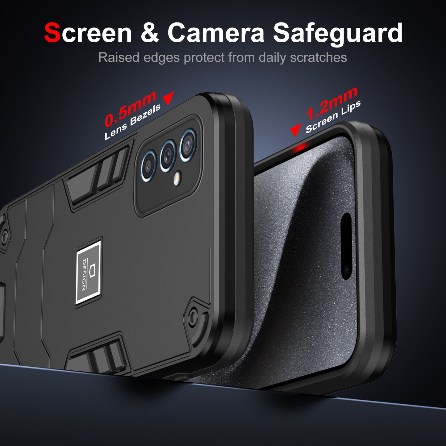 Samsung Galaxy M52 5G Shockproof Case - Durable TPU+PC Material, Lightweight, Anti-Fall and Anti-Bump Design, Fashionable Phone Protection-buycases.co.uk