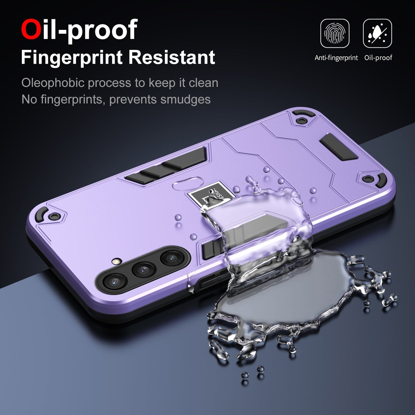 Samsung Galaxy S23 FE 5G Shockproof Case - Durable TPU+PC Material, Lightweight, Anti-Fall and Anti-Bump Design, Fashionable Phone Protection-buycases.co.uk