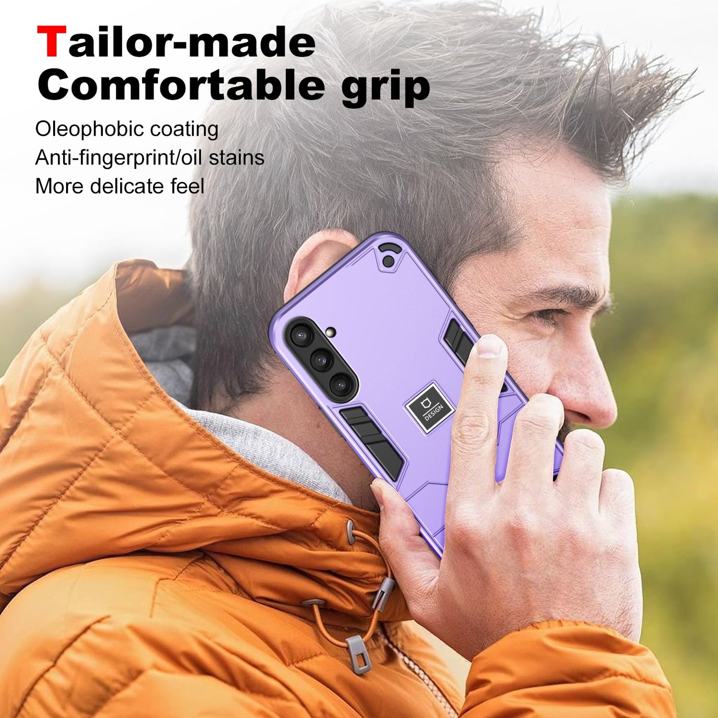 Samsung Galaxy S23 FE 5G Shockproof Case - Durable TPU+PC Material, Lightweight, Anti-Fall and Anti-Bump Design, Fashionable Phone Protection-buycases.co.uk