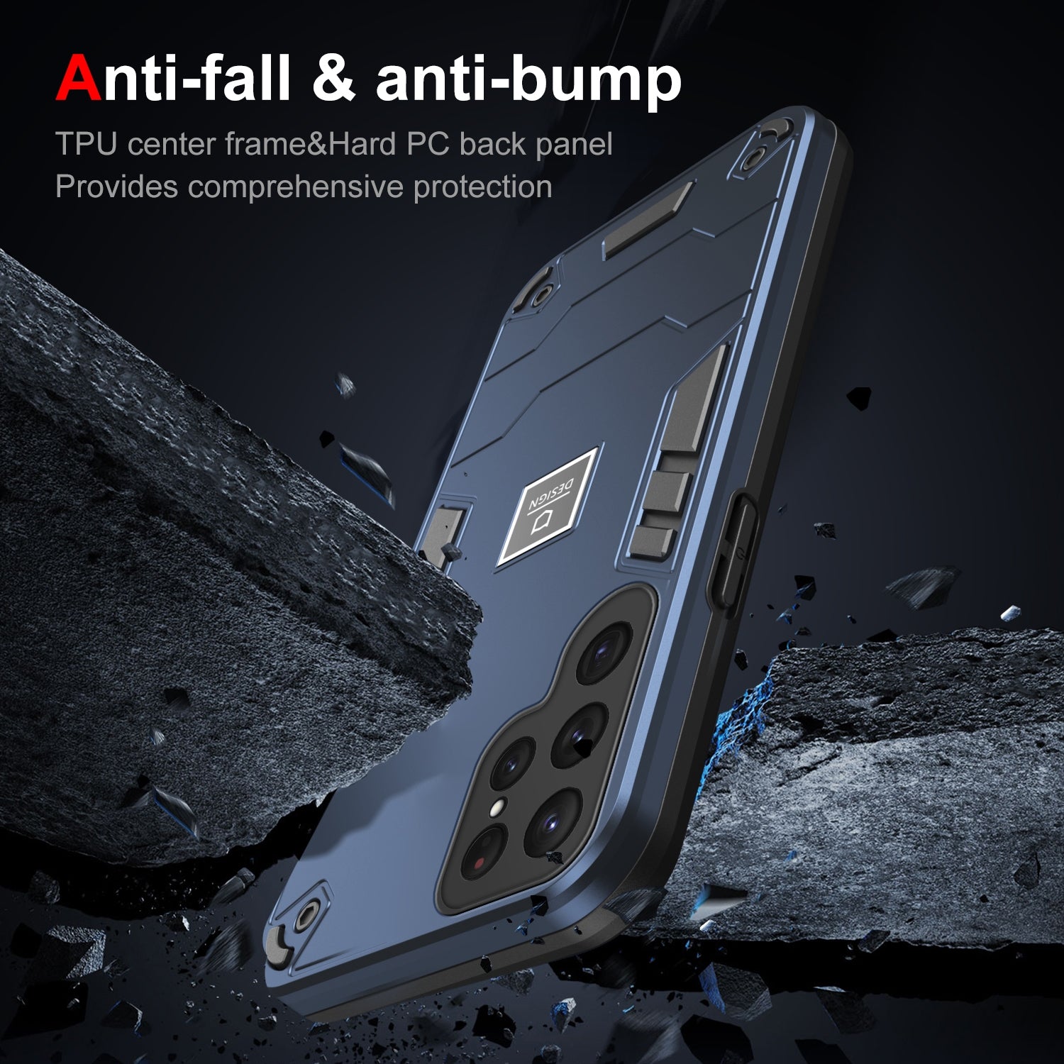 Samsung Galaxy S24 Ultra 5G Shockproof Case - Durable TPU+PC Material, Lightweight, Anti-Fall and Anti-Bump Design, Fashionable Phone Protection-buycases.co.uk