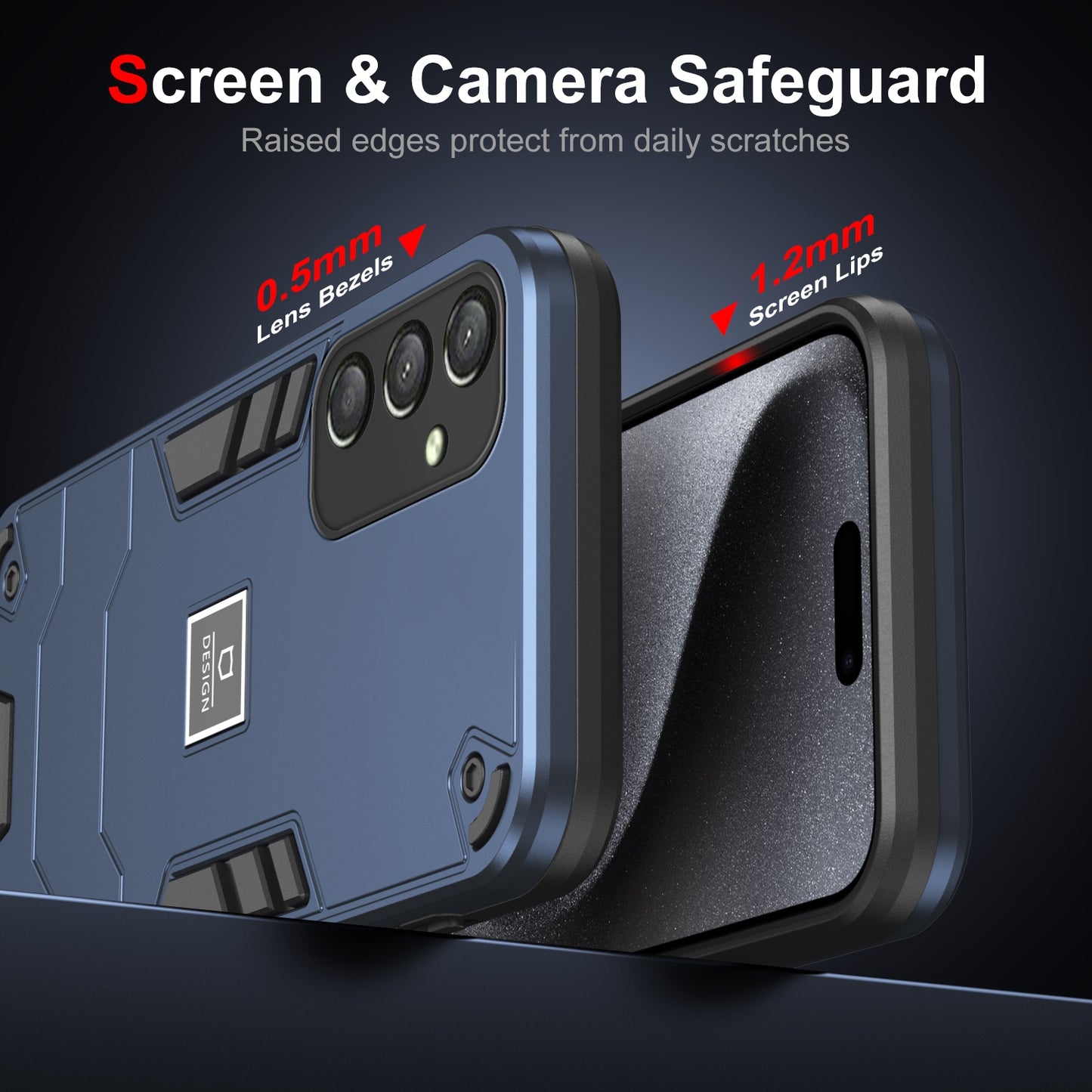 Samsung Galaxy A25 EU Version 1.62 Shockproof Case - Durable TPU+PC Material, Lightweight, Anti-Fall and Anti-Bump Design, Fashionable Phone Protection-buycases.co.uk