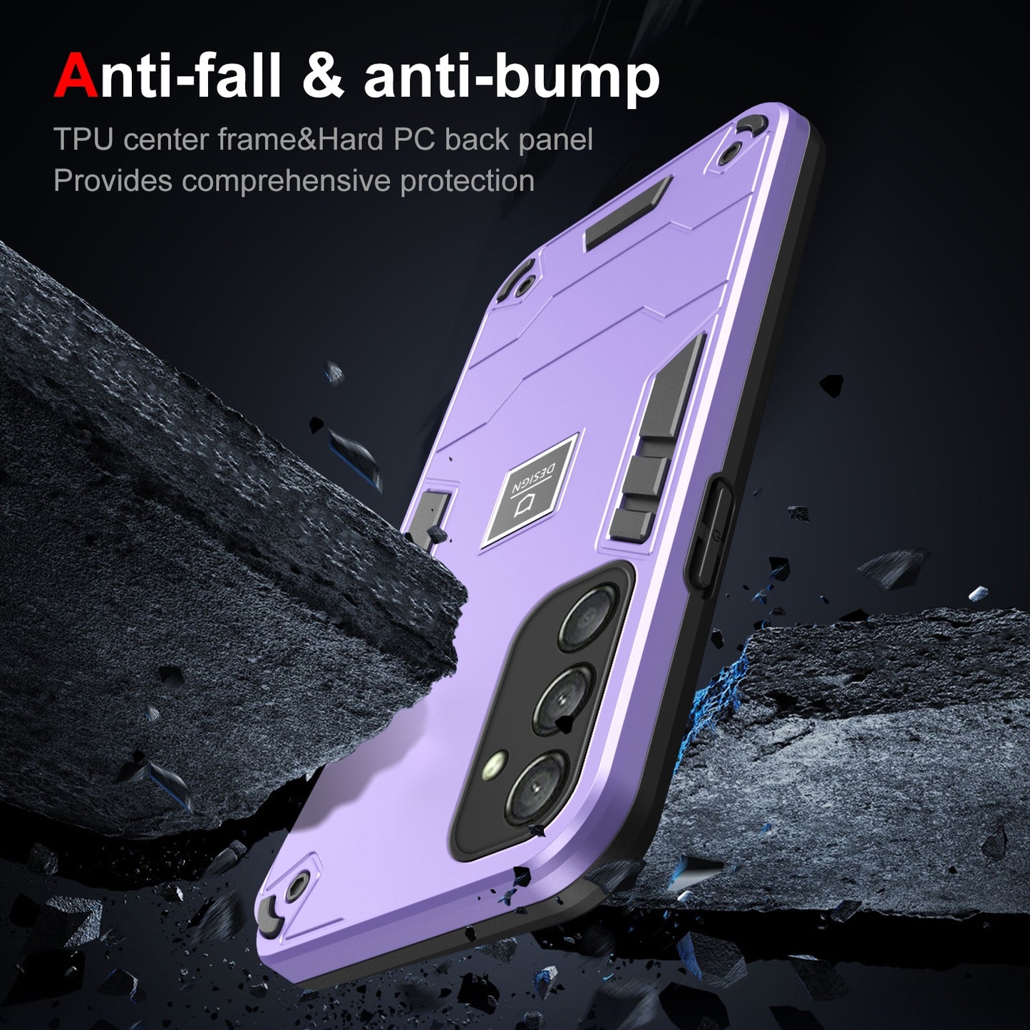 Samsung Galaxy A25 EU Version 1.62 Shockproof Case - Durable TPU+PC Material, Lightweight, Anti-Fall and Anti-Bump Design, Fashionable Phone Protection-buycases.co.uk