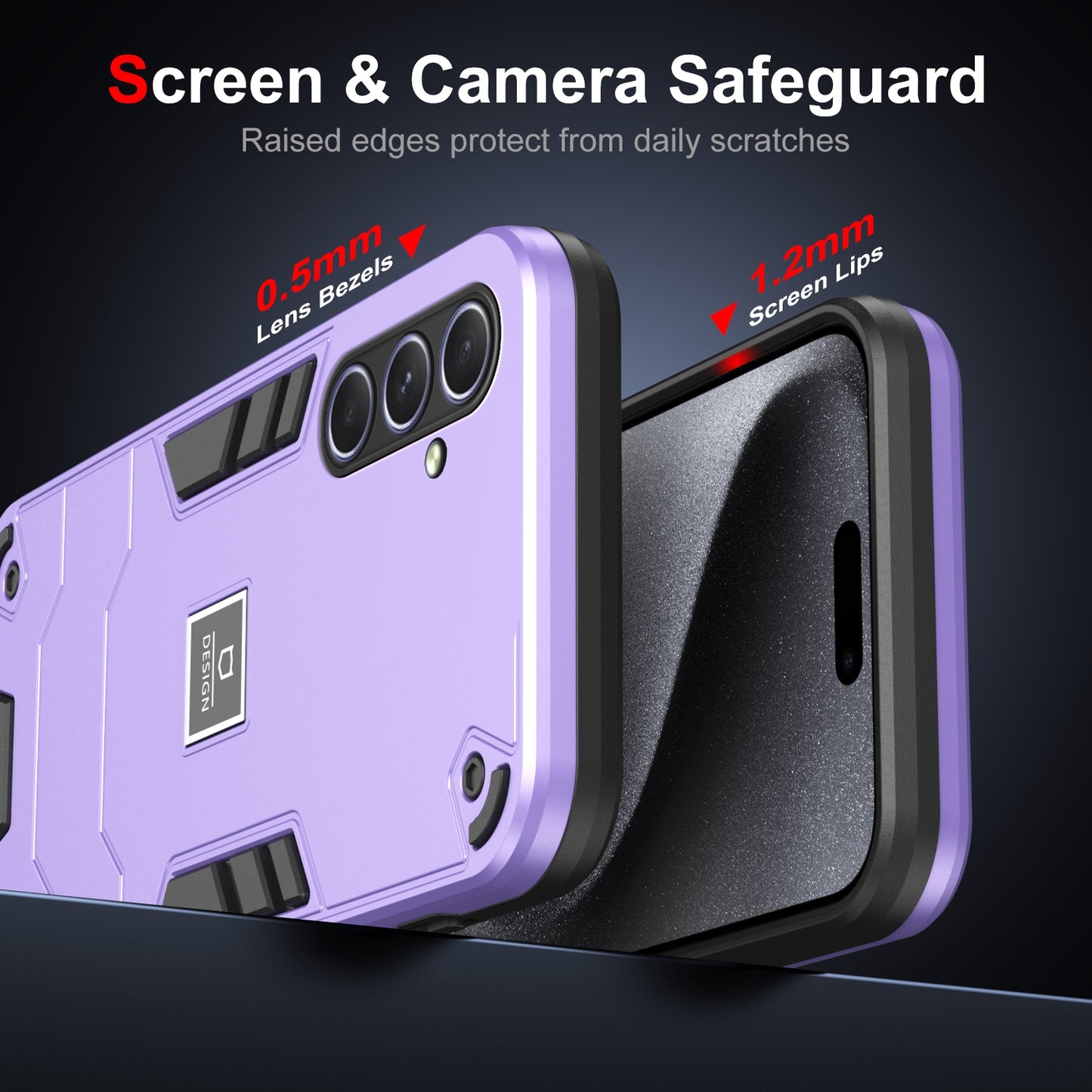Samsung Galaxy A55 Shockproof Case - Durable TPU+PC Material, Lightweight, Anti-Fall and Anti-Bump Design, Fashionable Phone Protection-buycases.co.uk