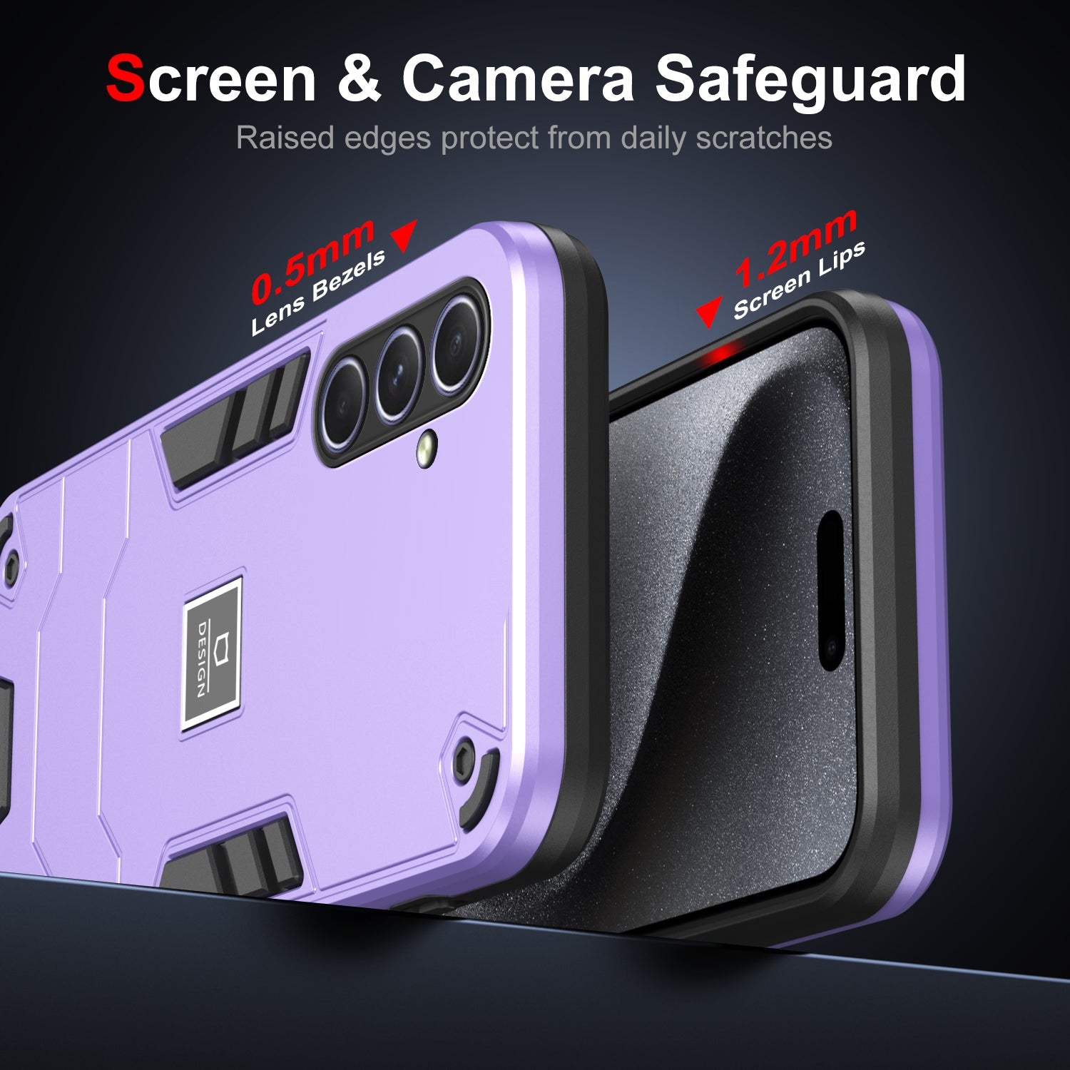 Samsung Galaxy A55 Shockproof Case - Durable TPU+PC Material, Lightweight, Anti-Fall and Anti-Bump Design, Fashionable Phone Protection-buycases.co.uk