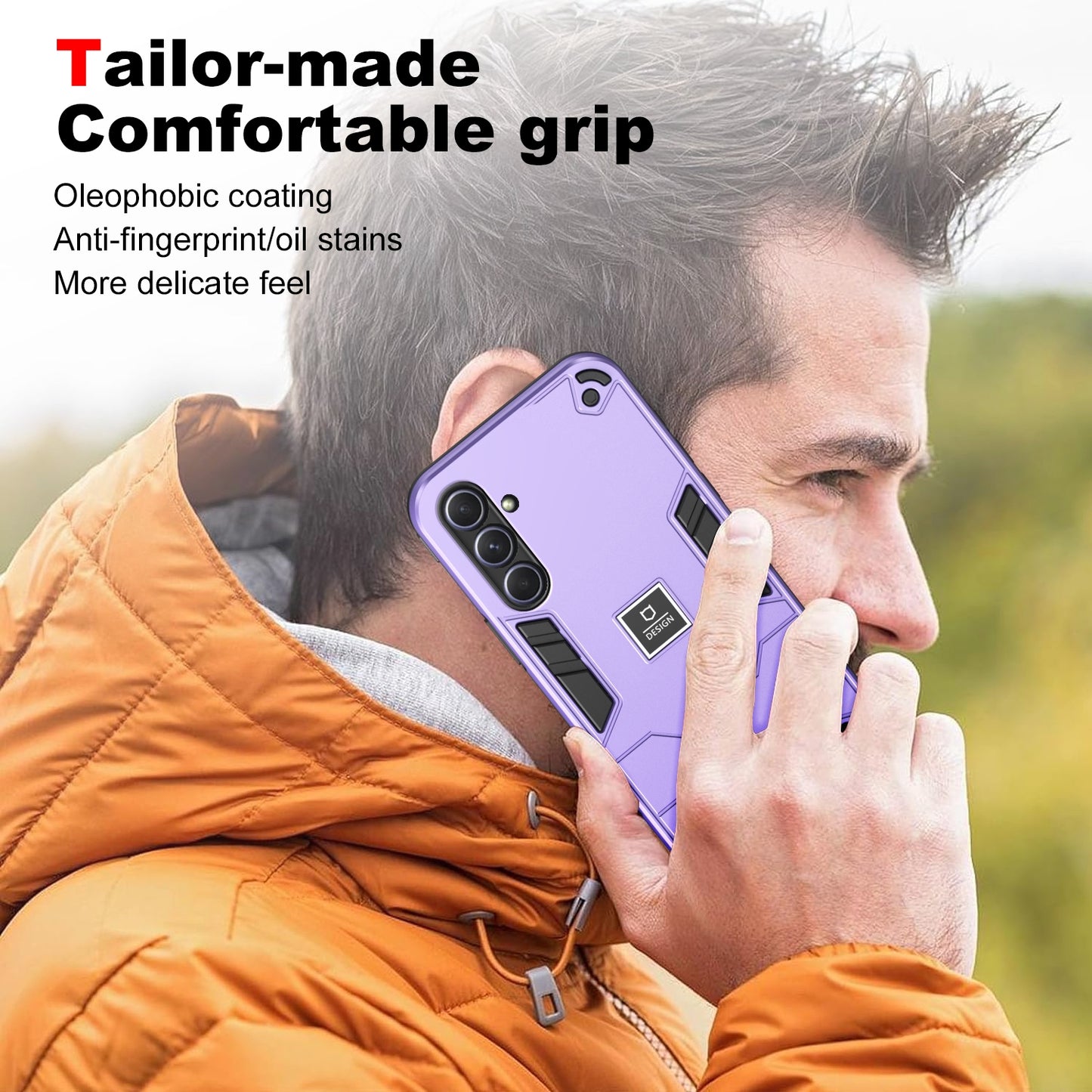 Samsung Galaxy A55 Shockproof Case - Durable TPU+PC Material, Lightweight, Anti-Fall and Anti-Bump Design, Fashionable Phone Protection-buycases.co.uk