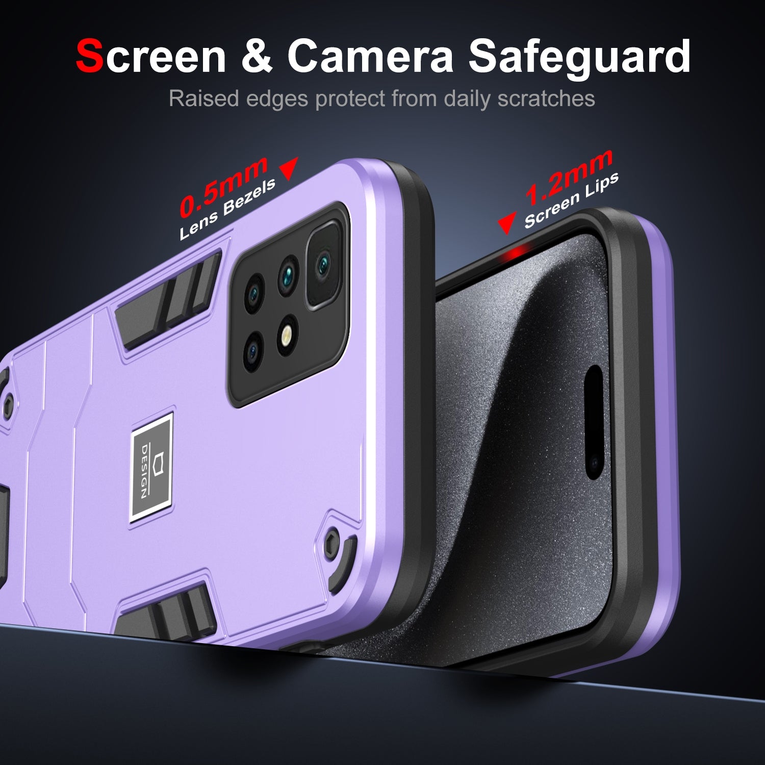 Xiaomi Redmi 10 Shockproof Case - Durable TPU+PC Material, Lightweight, Anti-Fall and Anti-Bump Design, Fashionable Phone Protection-buycases.co.uk