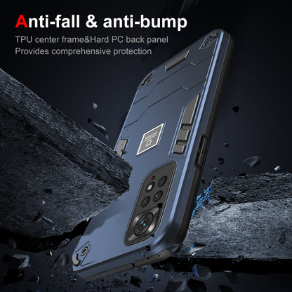 Xiaomi Redmi Note 11 4G Global Shockproof Case - Durable TPU+PC Material, Lightweight, Anti-Fall and Anti-Bump Design, Fashionable Phone Protection-buycases.co.uk