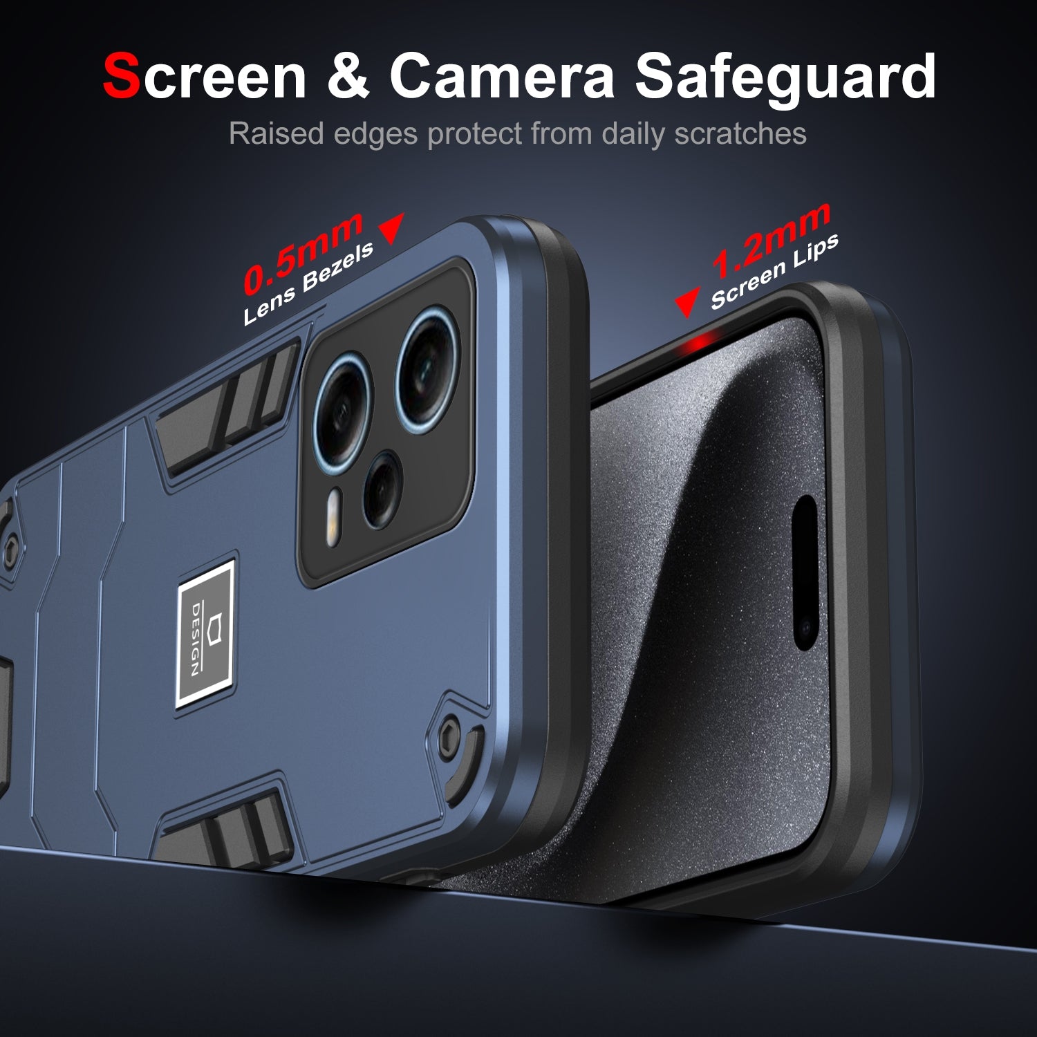 Xiaomi Redmi Note 12 Pro Global Shockproof Case - Durable TPU+PC Material, Lightweight, Anti-Fall and Anti-Bump Design, Fashionable Phone Protection-buycases.co.uk