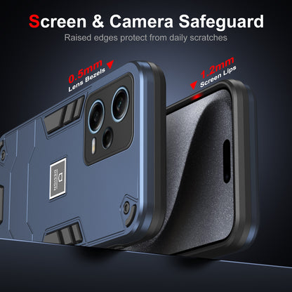 Xiaomi Redmi Note 12 Pro Global Shockproof Case - Durable TPU+PC Material, Lightweight, Anti-Fall and Anti-Bump Design, Fashionable Phone Protection-buycases.co.uk