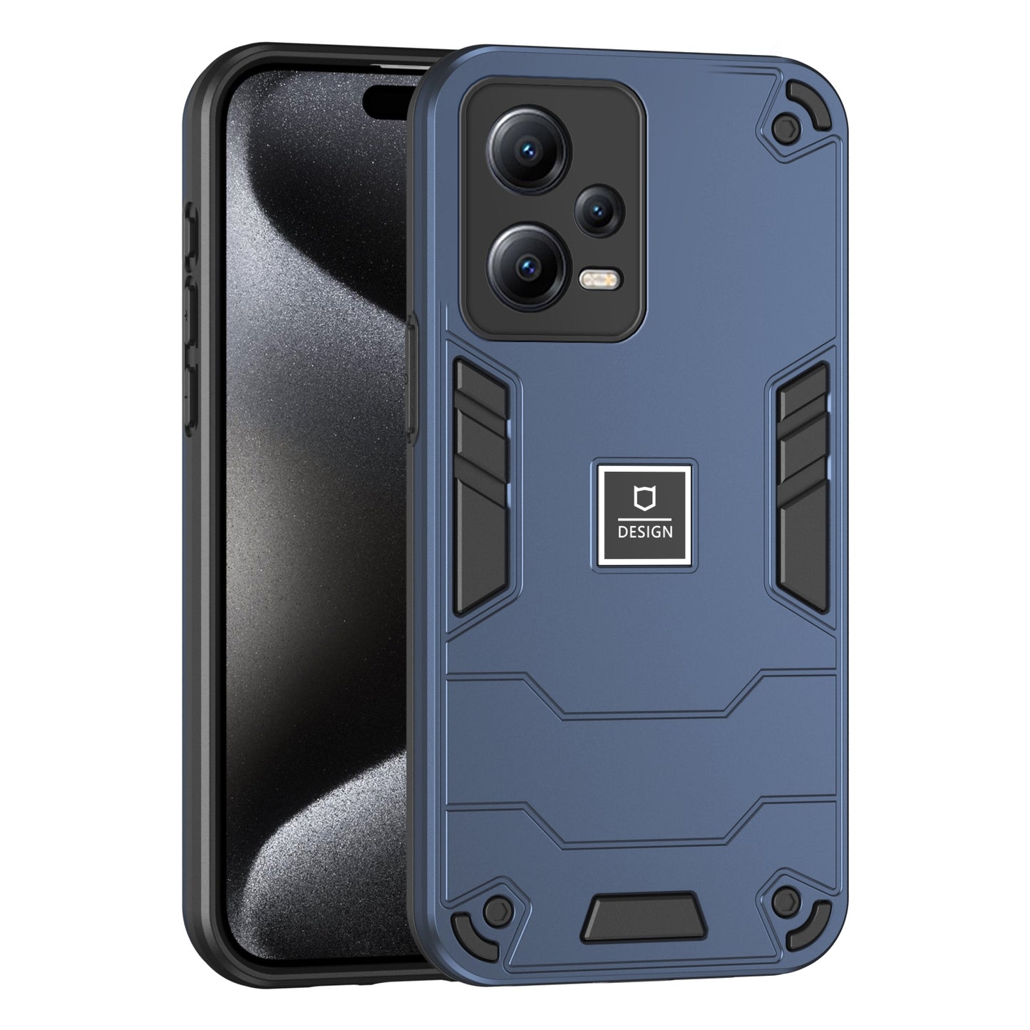 Xiaomi Redmi Note 12 5G Global Shockproof Case - Durable TPU+PC Material, Lightweight, Anti-Fall and Anti-Bump Design, Fashionable Phone Protection-buycases.co.uk