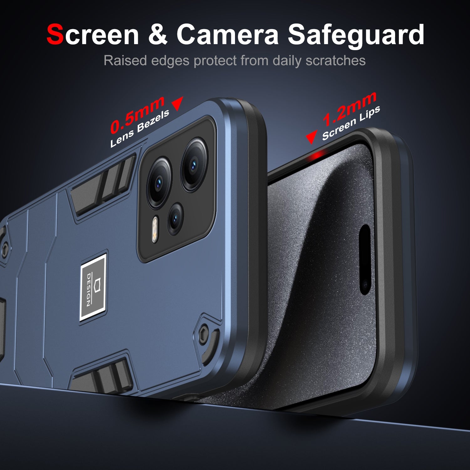 Xiaomi Redmi Note 12 5G Global Shockproof Case - Durable TPU+PC Material, Lightweight, Anti-Fall and Anti-Bump Design, Fashionable Phone Protection-buycases.co.uk