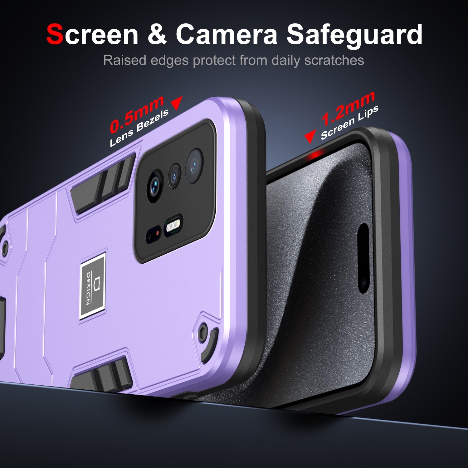 Xiaomi Mi 11T Shockproof Case - Durable TPU+PC Material, Lightweight, Anti-Fall and Anti-Bump Design, Fashionable Phone Protection-buycases.co.uk