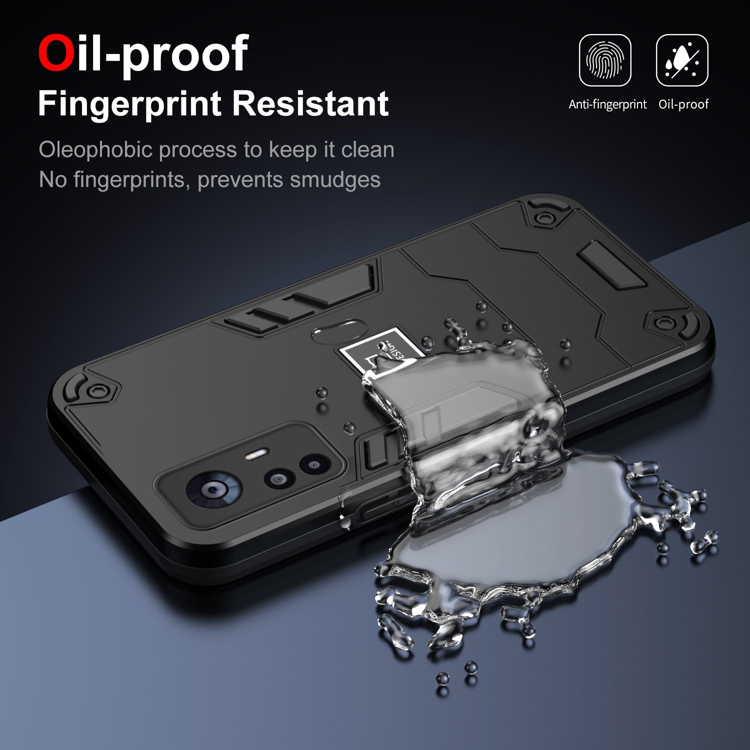 Xiaomi 12T Shockproof Case - Durable TPU+PC Material, Lightweight, Anti-Fall and Anti-Bump Design, Fashionable Phone Protection-buycases.co.uk