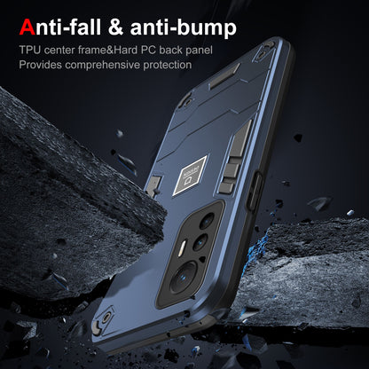 Xiaomi 12 Lite Shockproof Case - Durable TPU+PC Material, Lightweight, Anti-Fall and Anti-Bump Design, Fashionable Phone Protection-buycases.co.uk