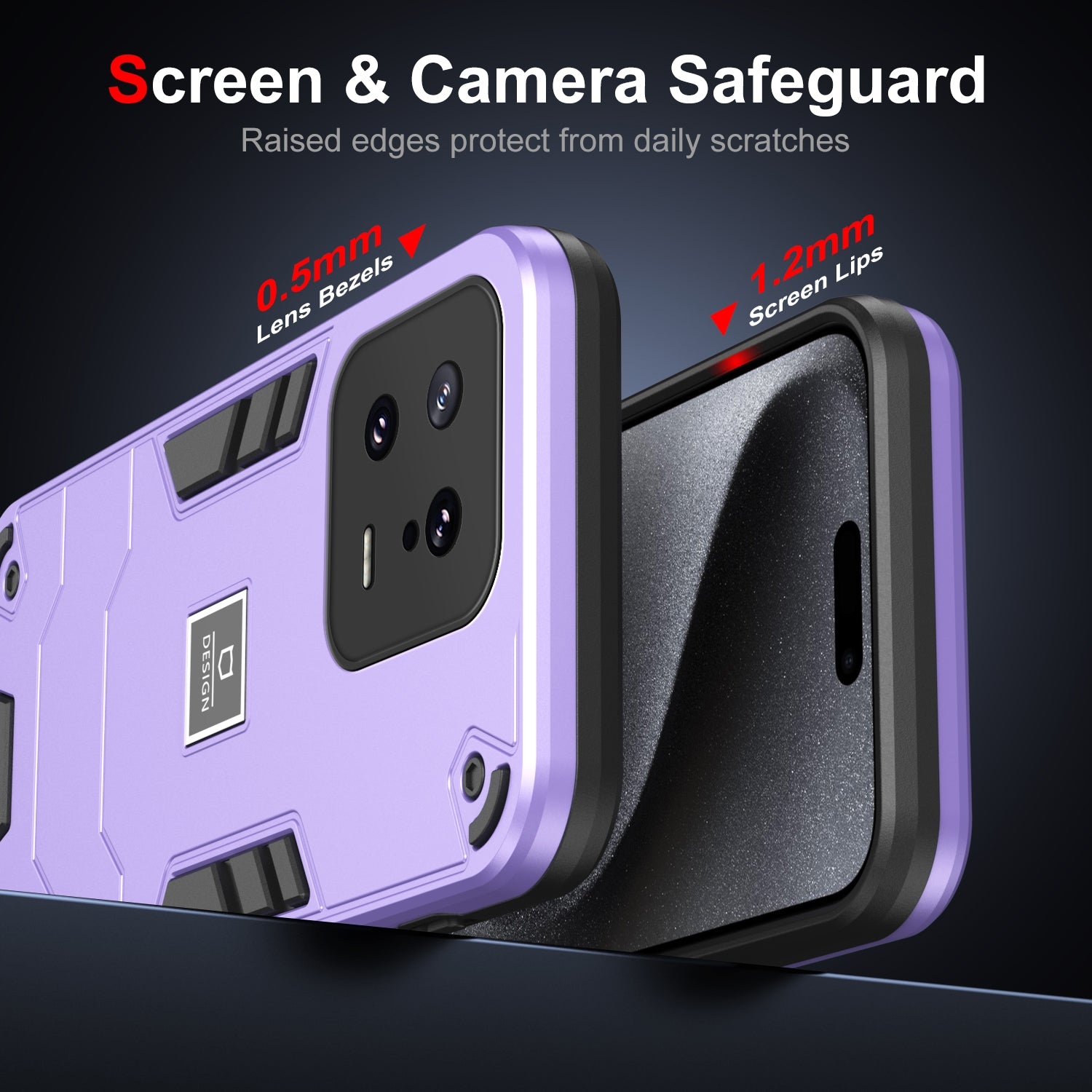Xiaomi 13 Shockproof Case - Durable TPU+PC Material, Lightweight, Anti-Fall and Anti-Bump Design, Fashionable Phone Protection-buycases.co.uk