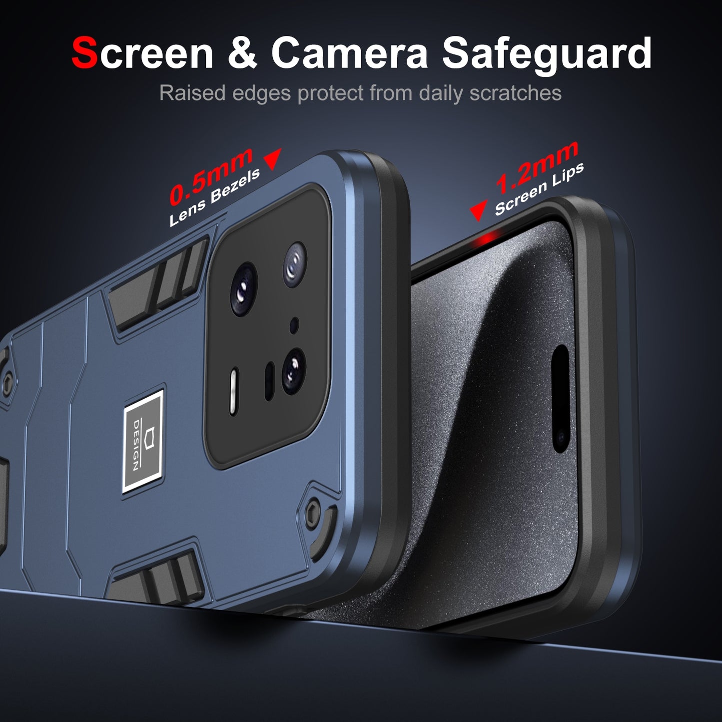 Xiaomi 13 Pro Shockproof Case - Durable TPU+PC Material, Lightweight, Anti-Fall and Anti-Bump Design, Fashionable Phone Protection-buycases.co.uk