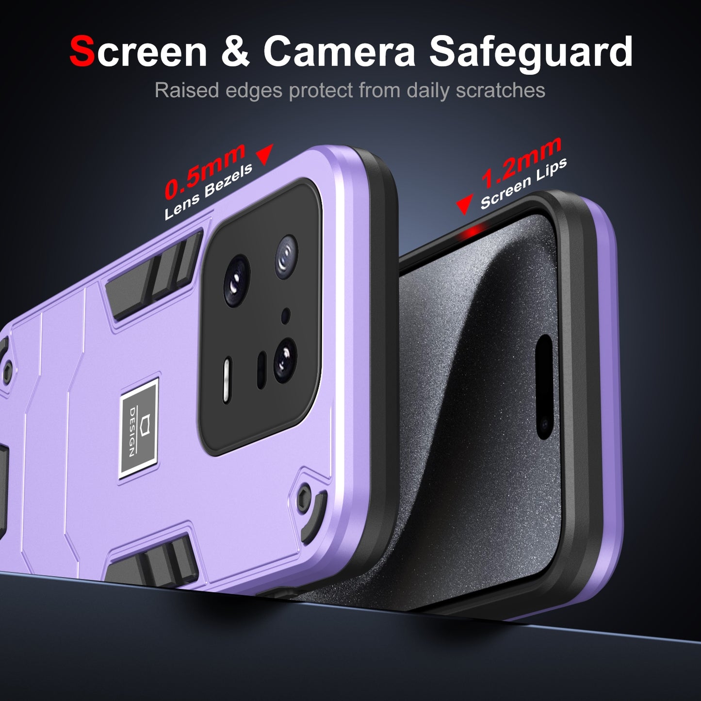 Xiaomi 13 Pro Shockproof Case - Durable TPU+PC Material, Lightweight, Anti-Fall and Anti-Bump Design, Fashionable Phone Protection-buycases.co.uk