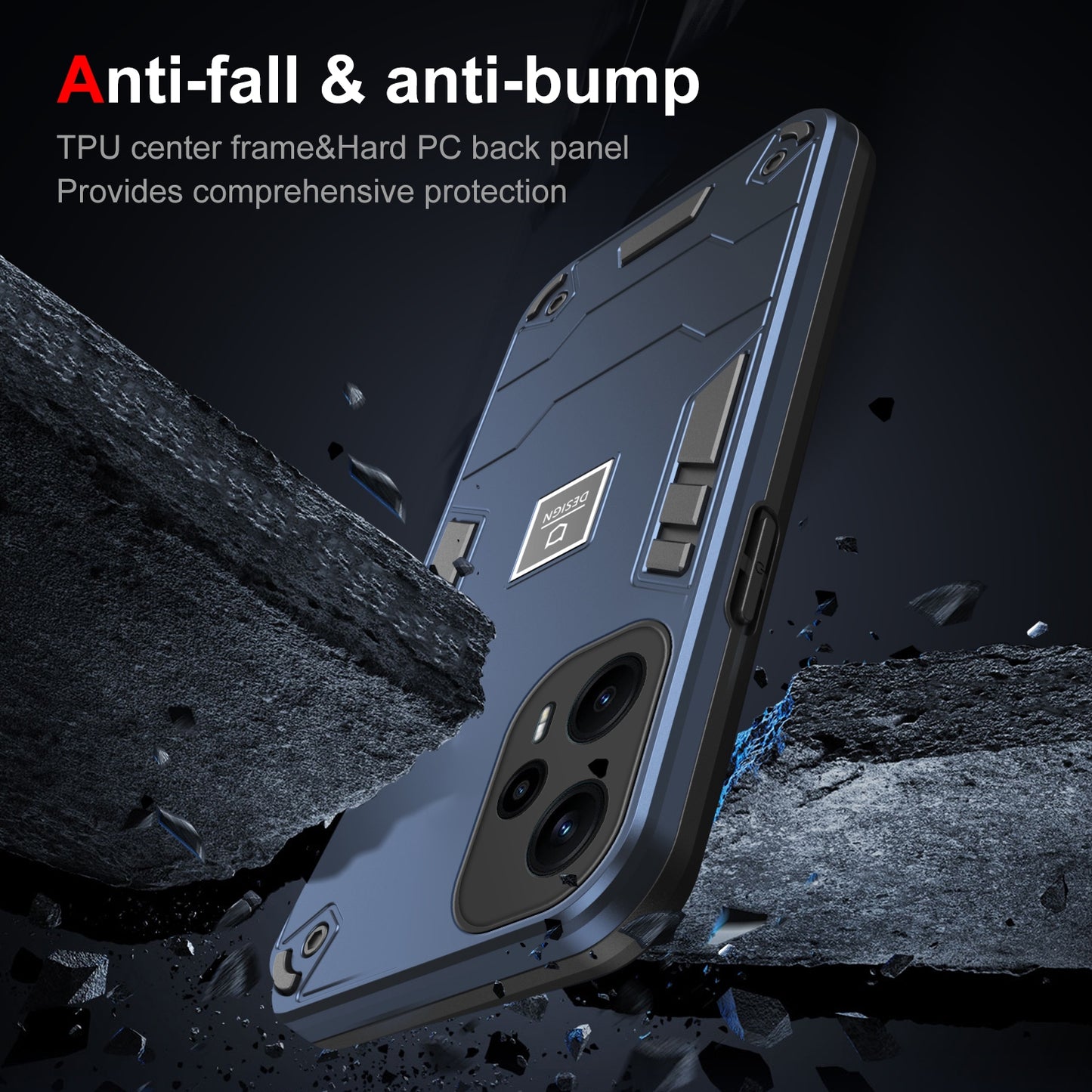 Xiaomi Poco F5 5G Shockproof Case - Durable TPU+PC Material, Lightweight, Anti-Fall and Anti-Bump Design, Fashionable Phone Protection-buycases.co.uk