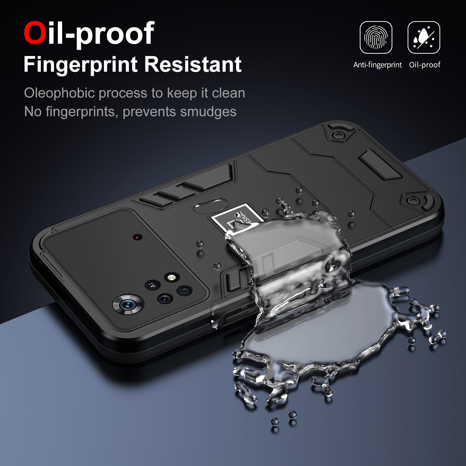 Xiaomi Poco X4 Pro 5G Shockproof Case - Durable TPU+PC Material, Lightweight, Anti-Fall and Anti-Bump Design, Fashionable Phone Protection-buycases.co.uk