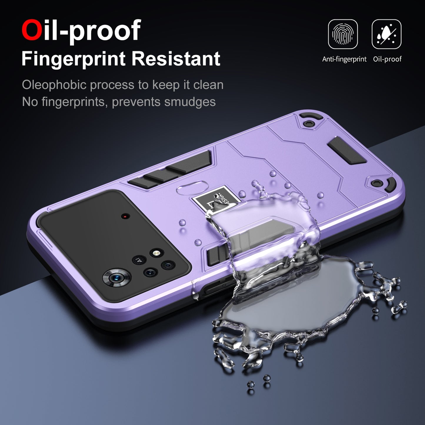 Xiaomi Poco X4 Pro 5G Shockproof Case - Durable TPU+PC Material, Lightweight, Anti-Fall and Anti-Bump Design, Fashionable Phone Protection-buycases.co.uk