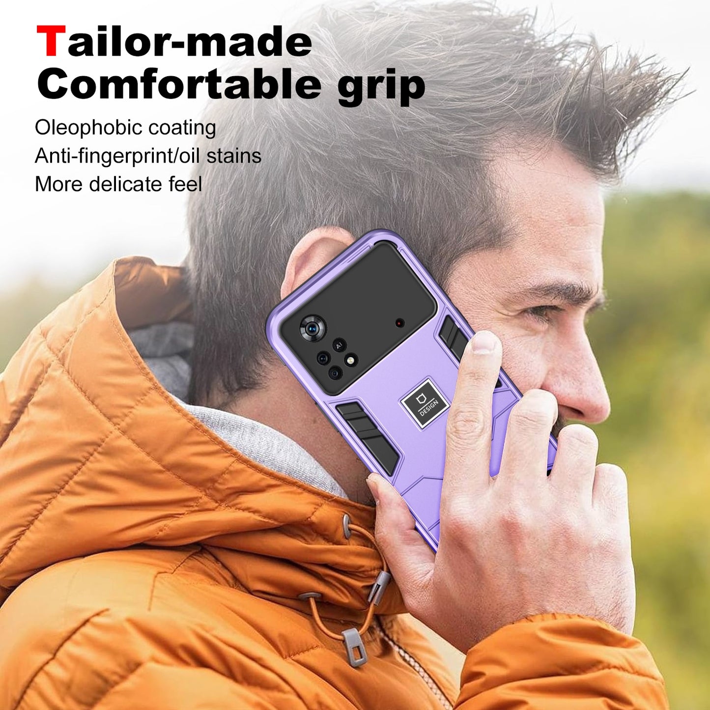 Xiaomi Poco X4 Pro 5G Shockproof Case - Durable TPU+PC Material, Lightweight, Anti-Fall and Anti-Bump Design, Fashionable Phone Protection-buycases.co.uk