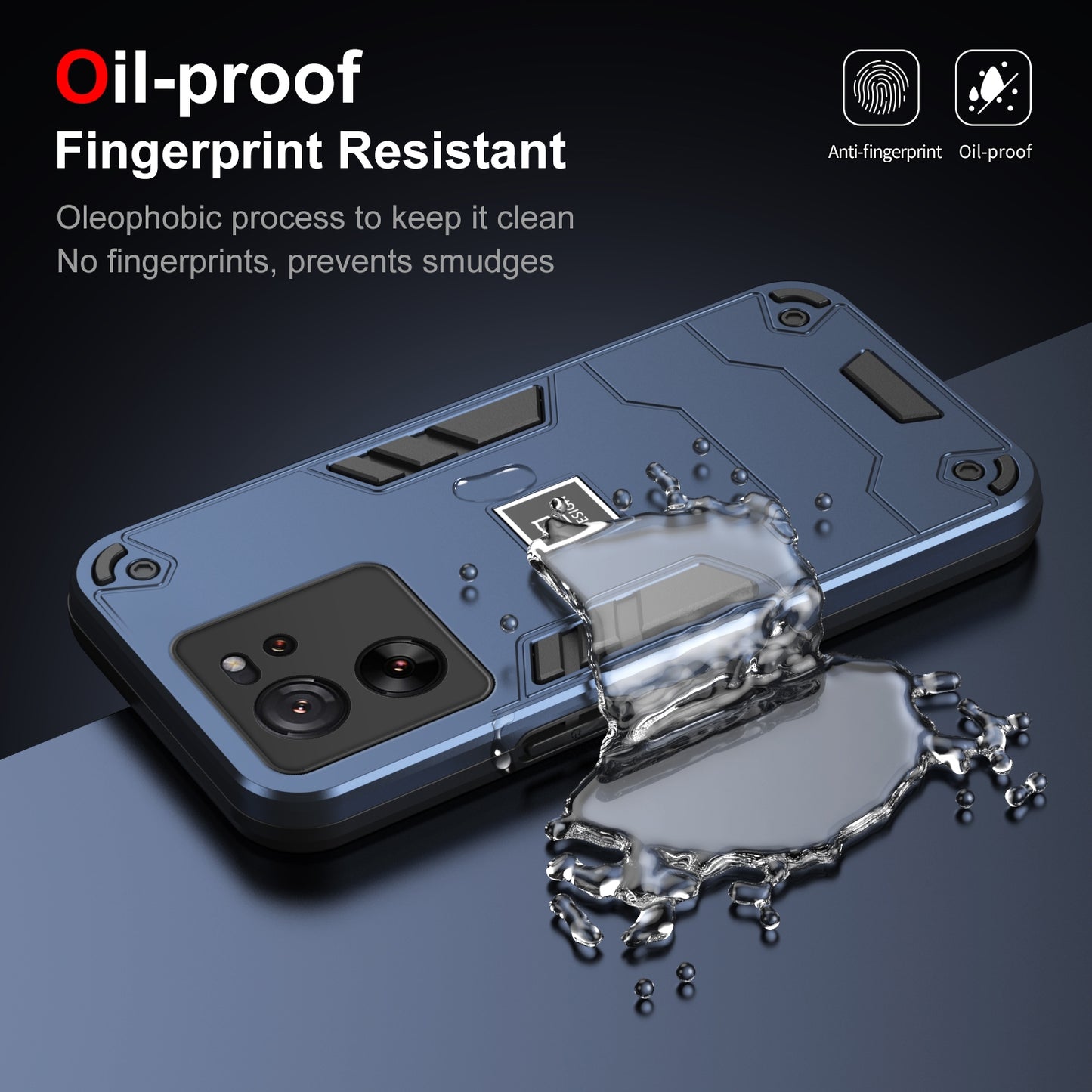 Xiaomi 13T Shockproof Case - Durable TPU+PC Material, Lightweight, Anti-Fall and Anti-Bump Design, Fashionable Phone Protection-buycases.co.uk