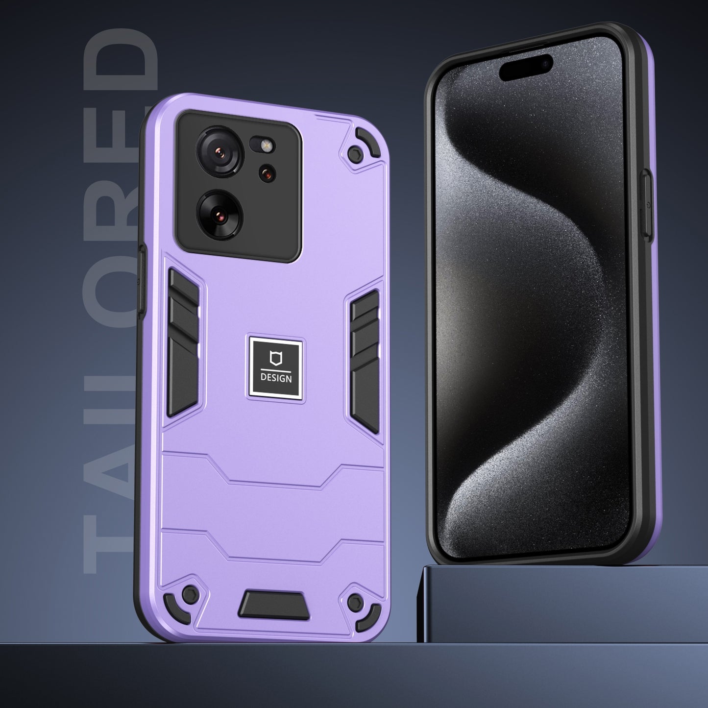 Xiaomi 13T Shockproof Case - Durable TPU+PC Material, Lightweight, Anti-Fall and Anti-Bump Design, Fashionable Phone Protection-buycases.co.uk